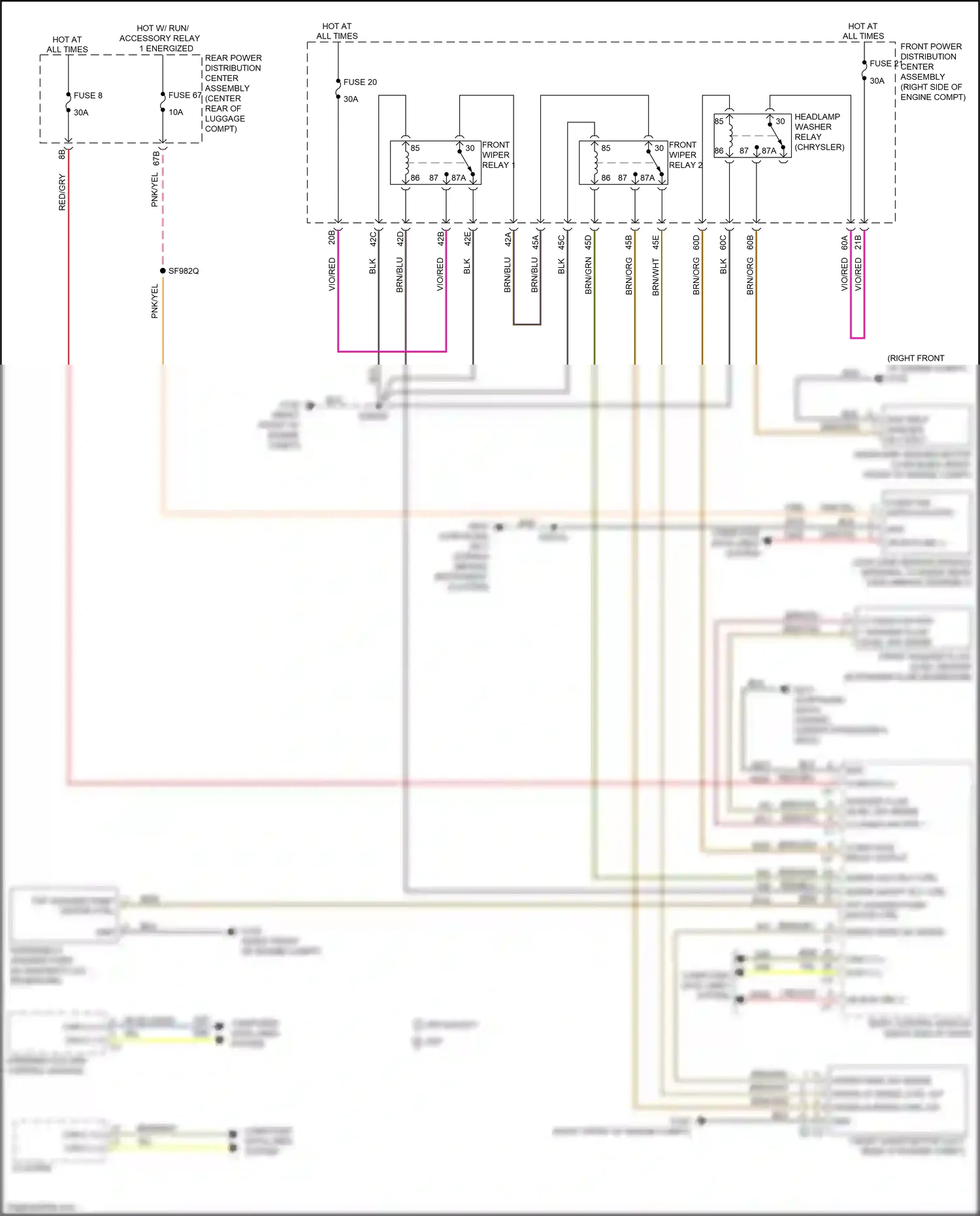 Chrysler 300C II facelift (2015-2024) computer data lines system wiring diagram  (10 of 83)