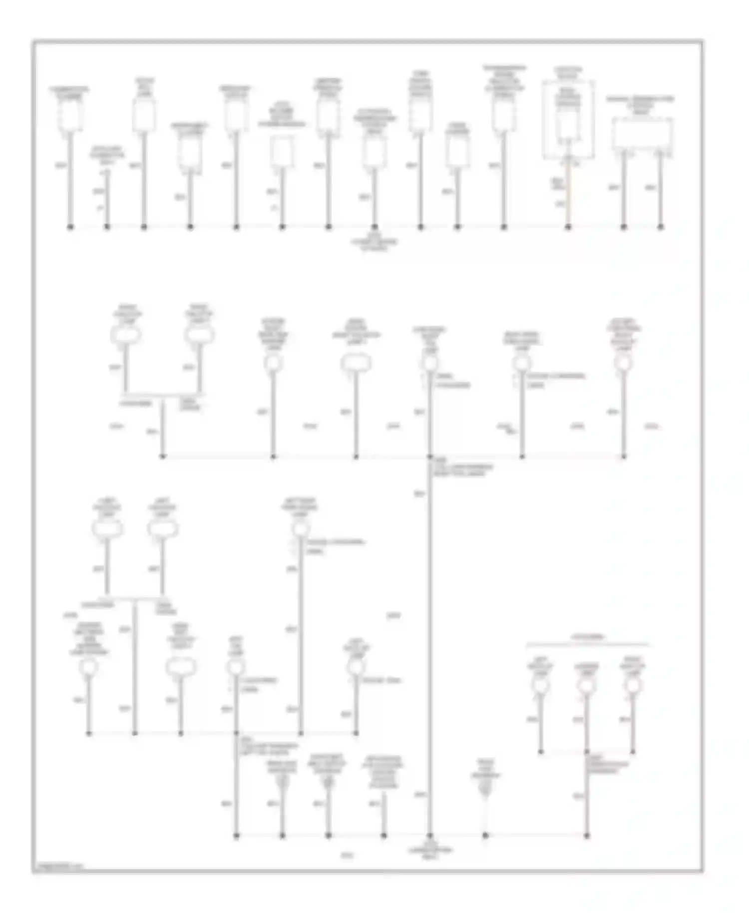300M Chrysler I (1998-2004): Ground distribution circuit (3 of 3)