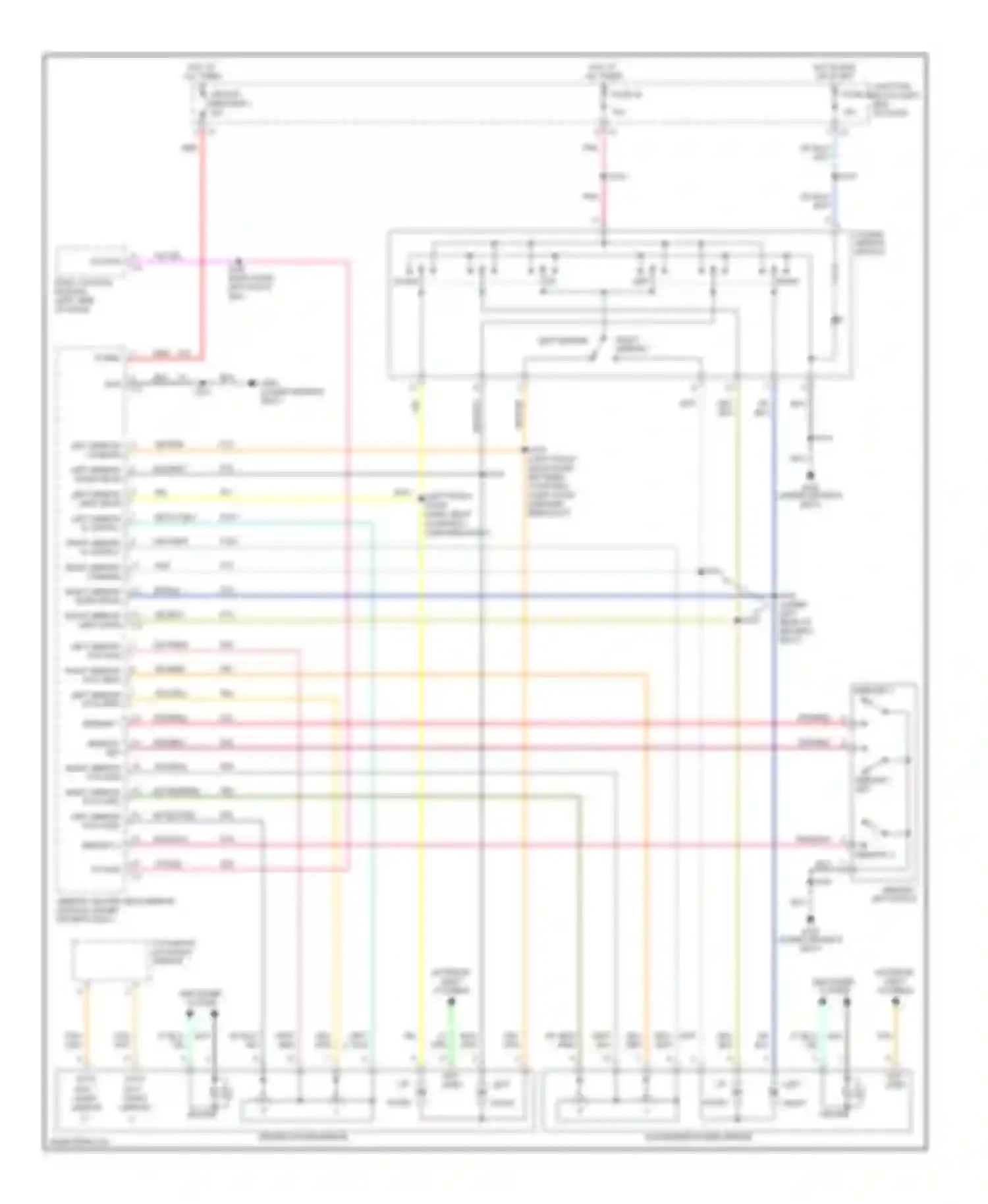 300M Chrysler I (1998-2004): Memory mirrors circuit