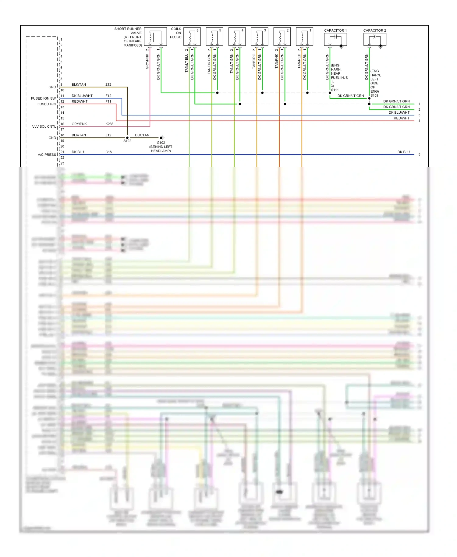 Chrysler 300M I (1998-2004) computer data lines system wiring diagram  (3 of 3)