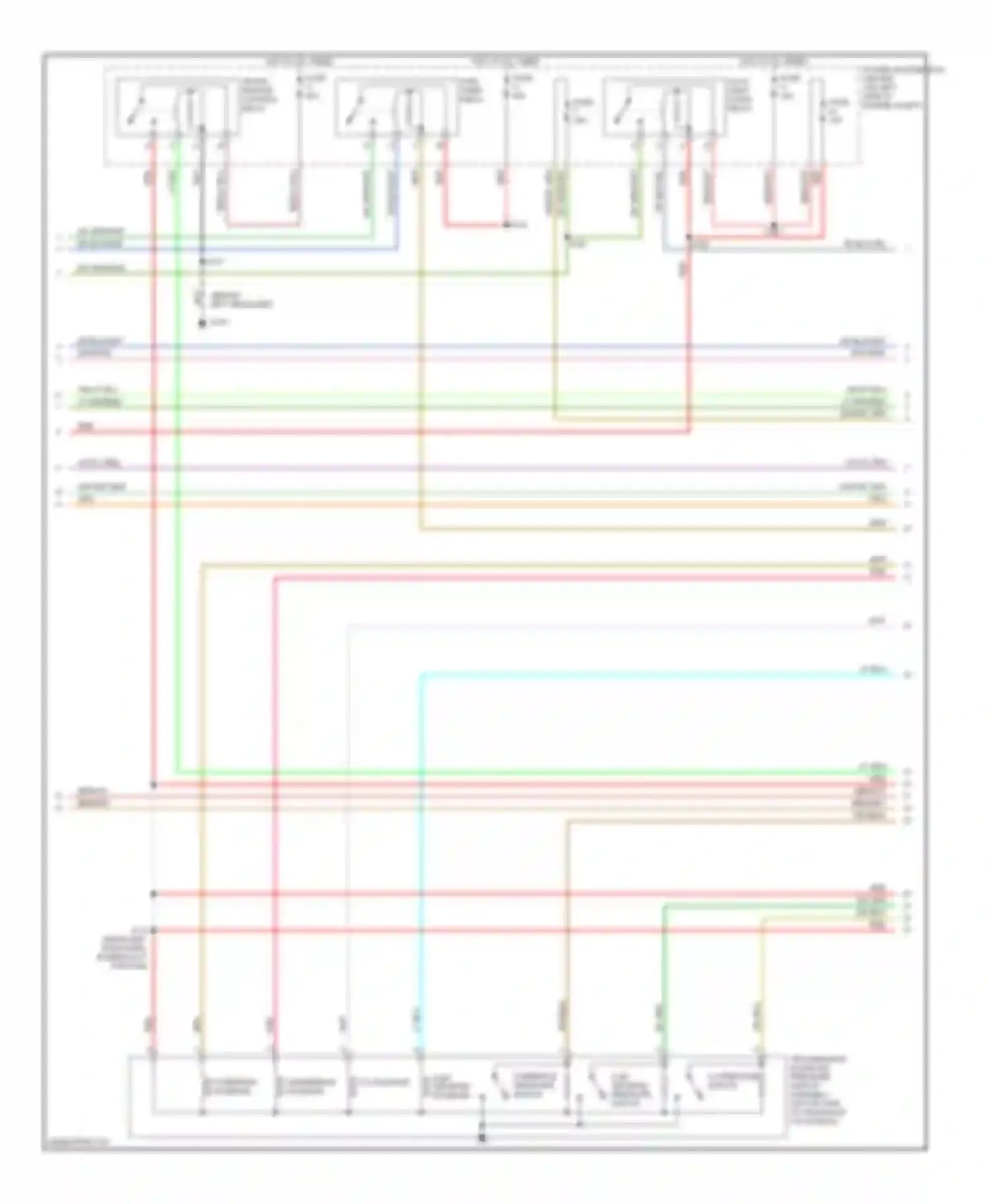Wiring diagram dk grn/org for Chrysler 300M I (1998-2004) (2 of 6)