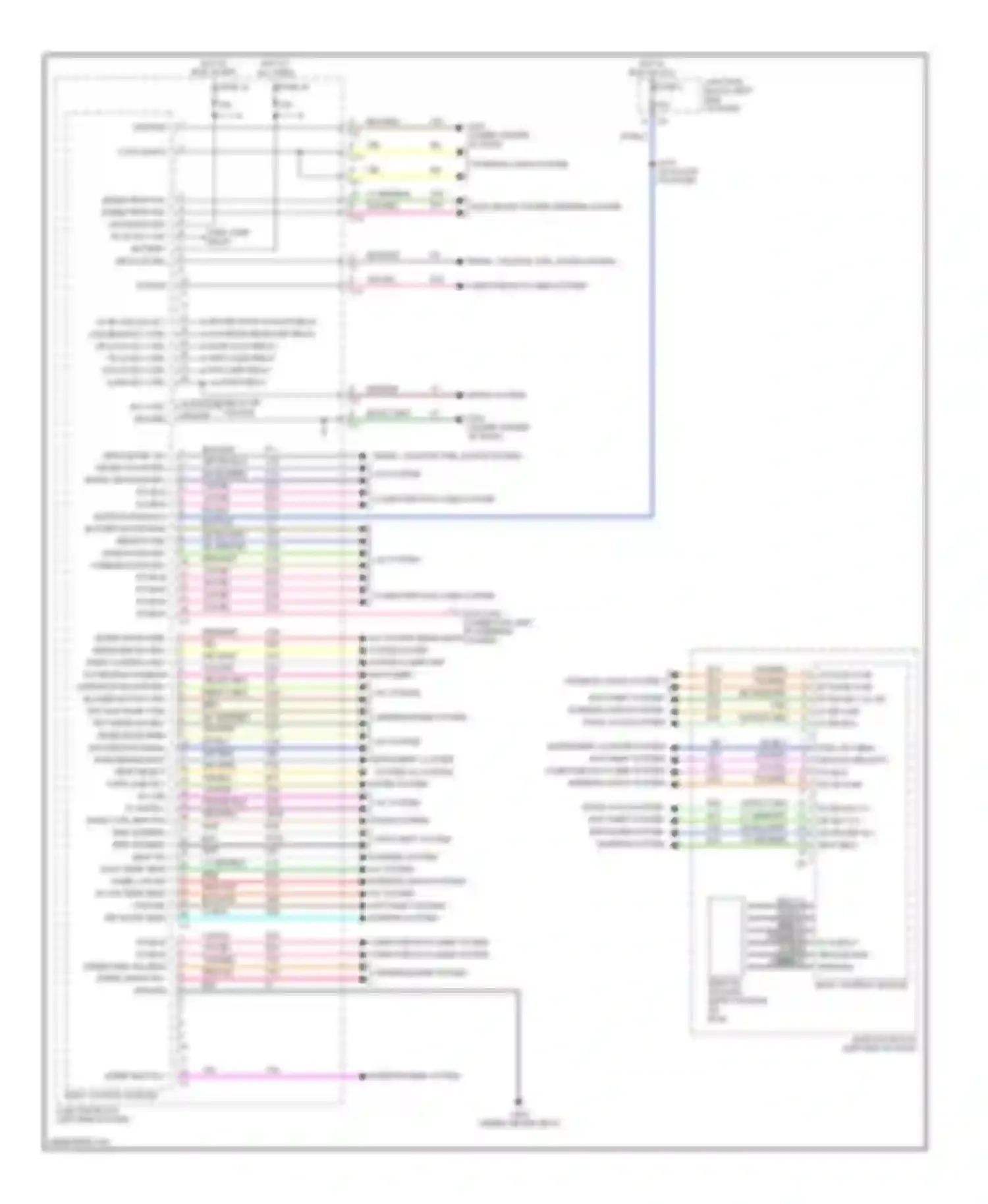 Wiring diagram electronic power steering system for Chrysler 300M I (1998-2004) (1 of 1)