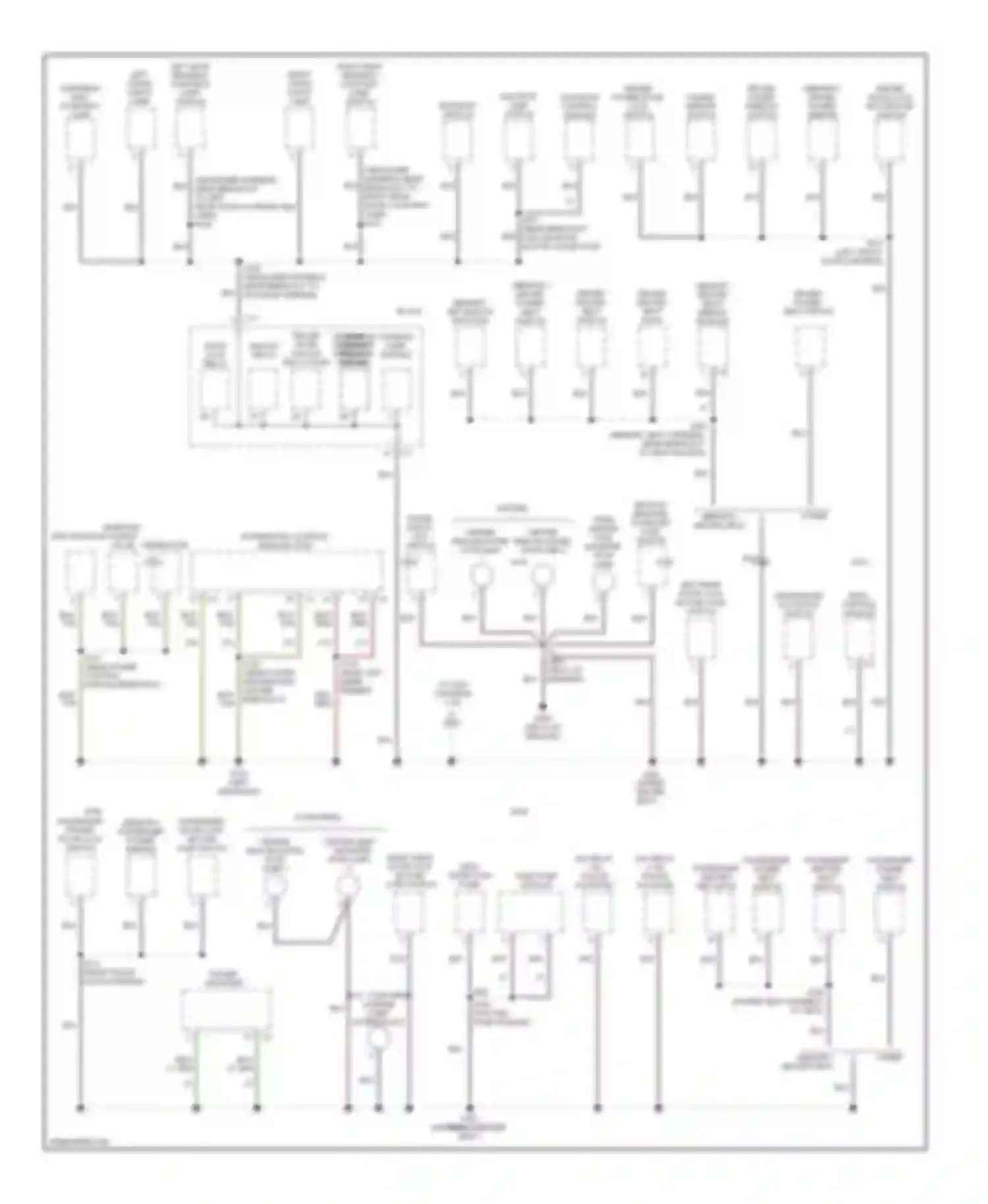 Wiring diagram left rear door lock motor/ ajar switch for Chrysler 300M I (1998-2004) (1 of 2)