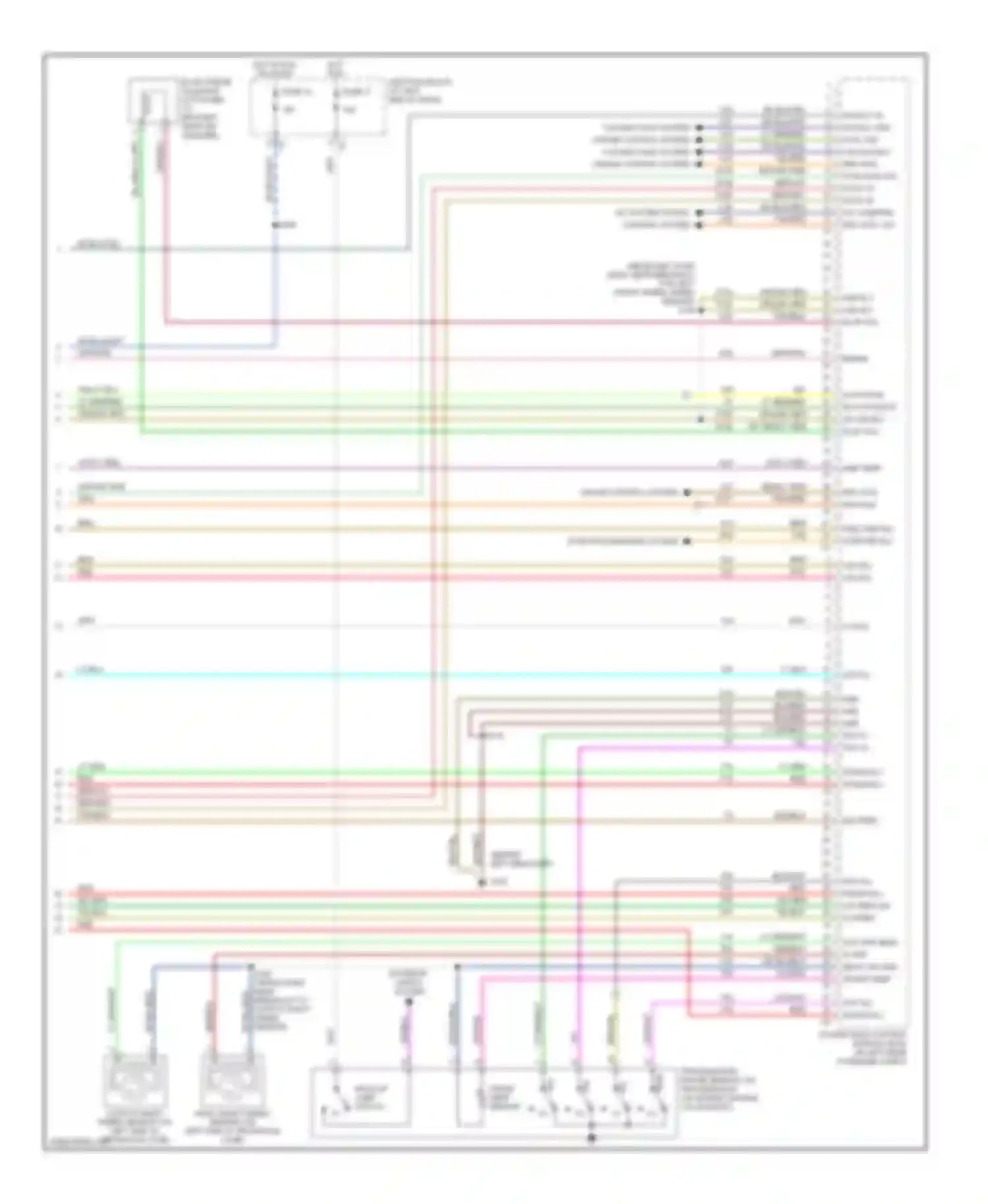 Wiring diagram lt grn/wht for Chrysler 300M I (1998-2004) (2 of 2)