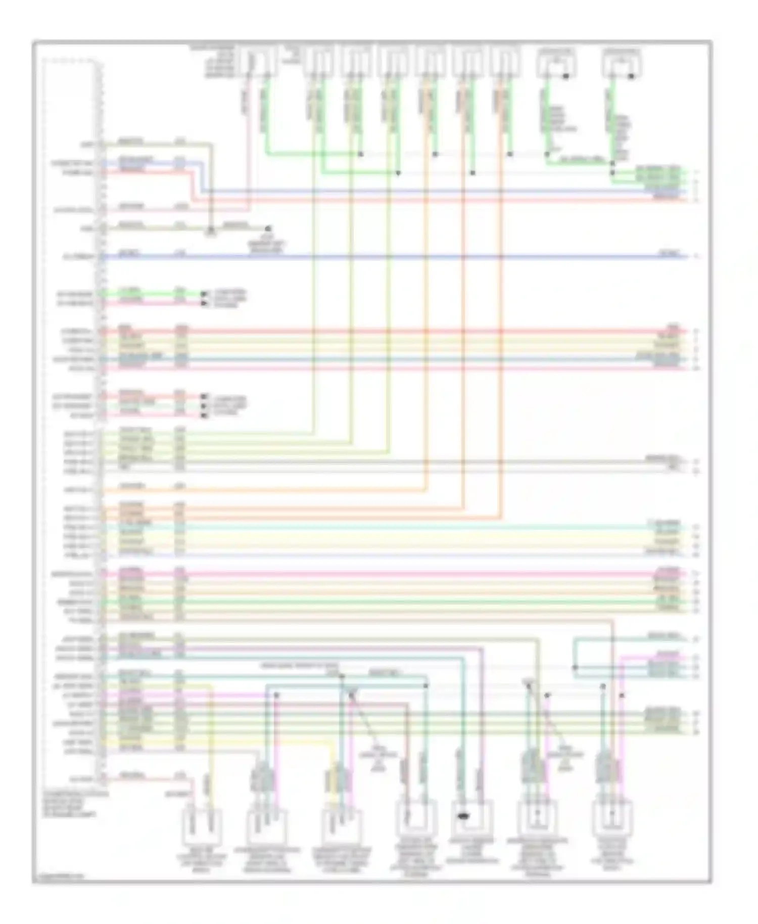 Wiring diagram yel/wht for Chrysler 300M I (1998-2004) (5 of 6)