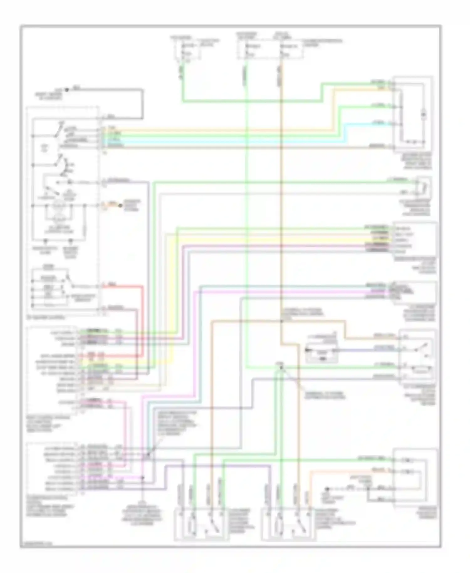 Cirrus Chrysler I (1994-2000): Air conditioning circuits