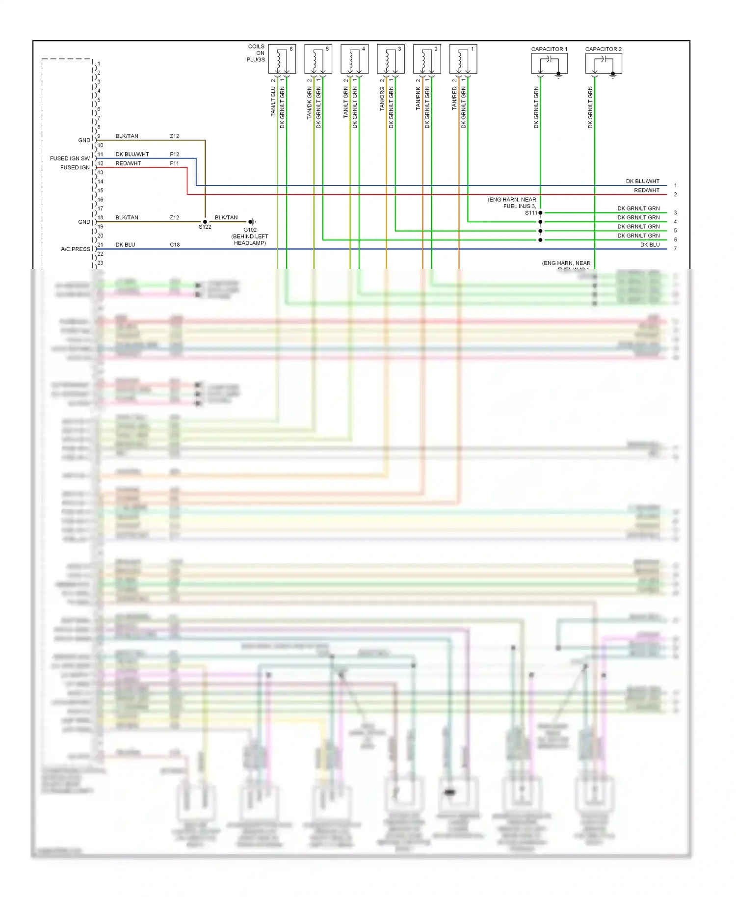 Chrysler Concorde II (1997-2004) sci receive sci receive wiring diagram  (1 of 2)
