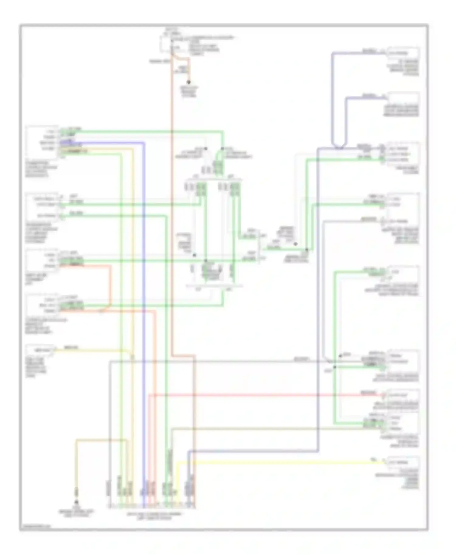 Crossfire Chrysler I (2003-2007): Computer data lines circuit