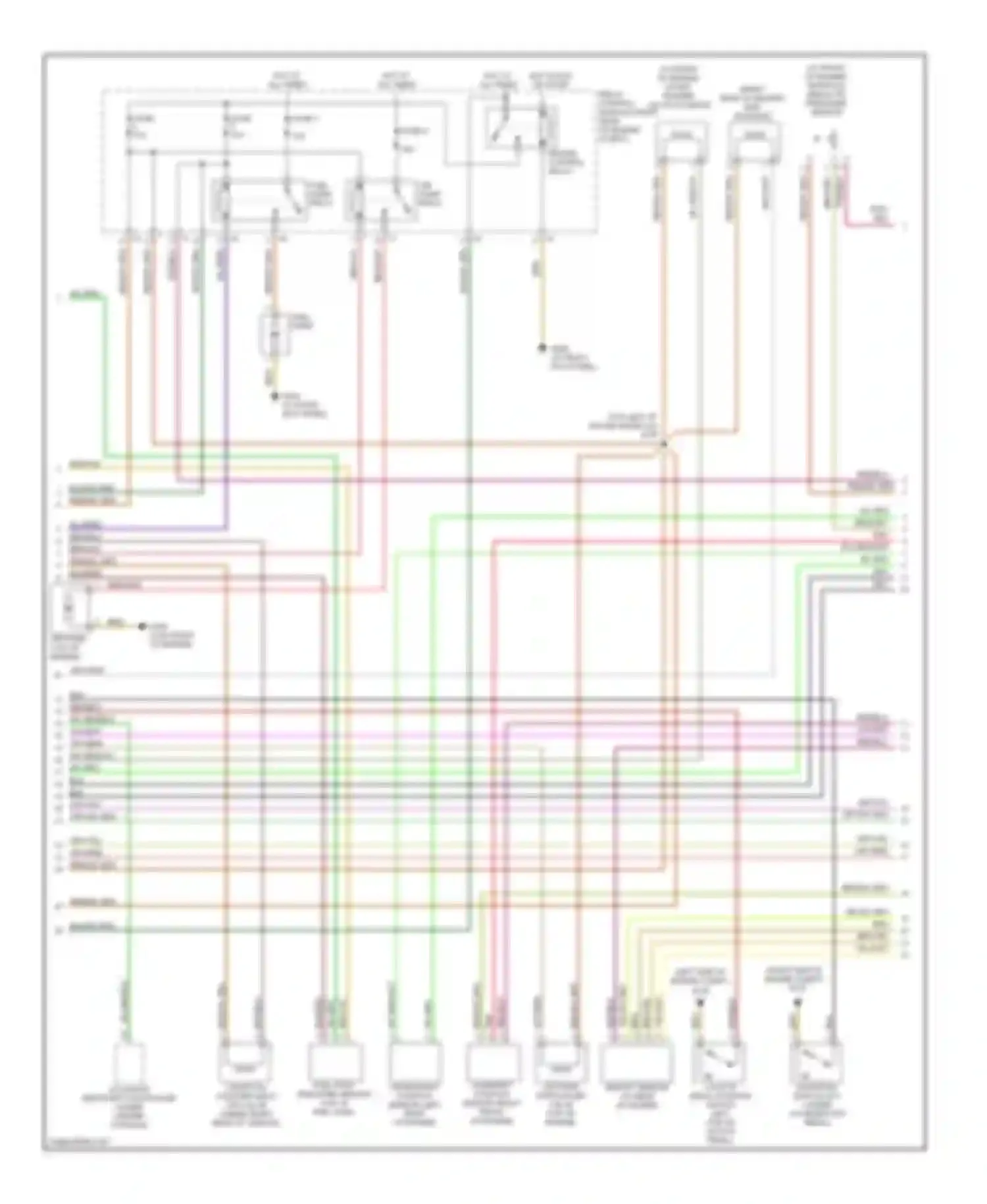 Crossfire Chrysler I (2003-2007): Wiring diagram engine performance 3.2l (2 of 3)