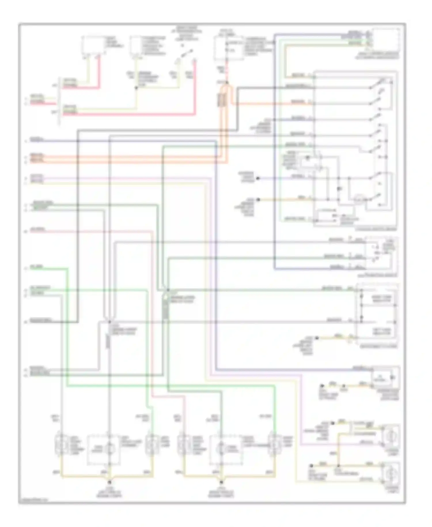Wiring diagram blk/blu for Chrysler Crossfire I (2003-2007) (8 of 13)