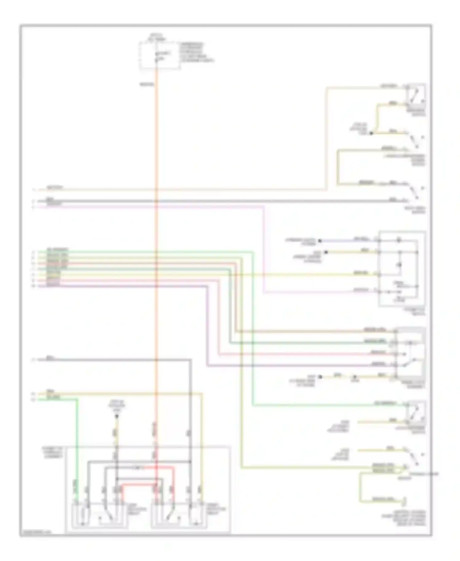 Wiring diagram dk grn/wht for Chrysler Crossfire I (2003-2007) (14 of 16)