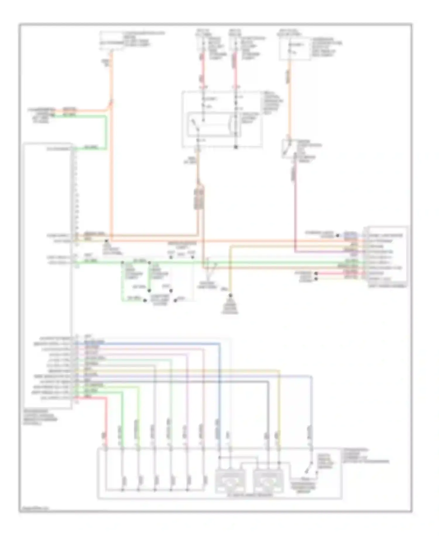 Wiring diagram fuse supply volt gnd for Chrysler Crossfire I (2003-2007) (1 of 1)