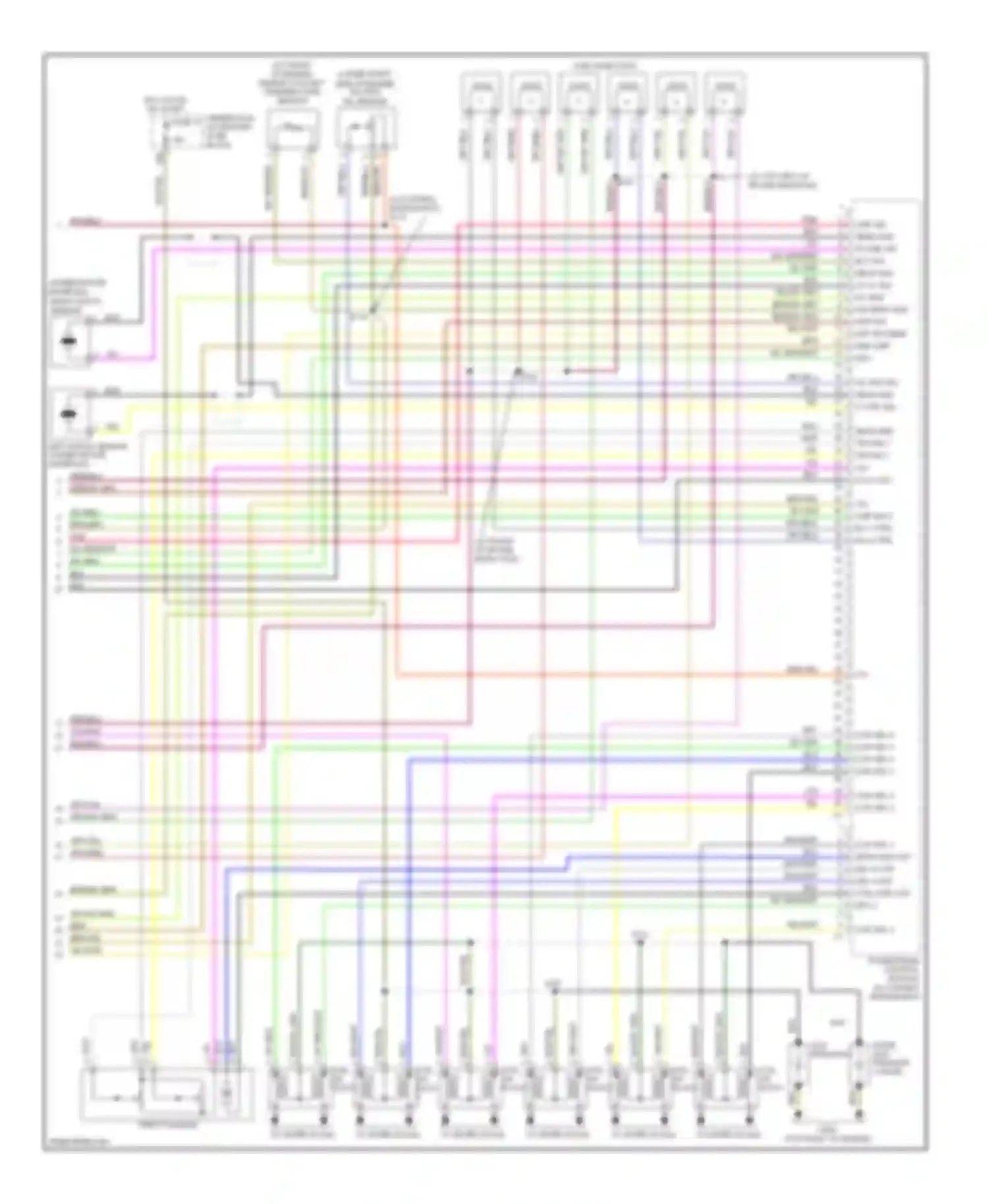 Wiring diagram gry/wht for Chrysler Crossfire I (2003-2007) (5 of 6)
