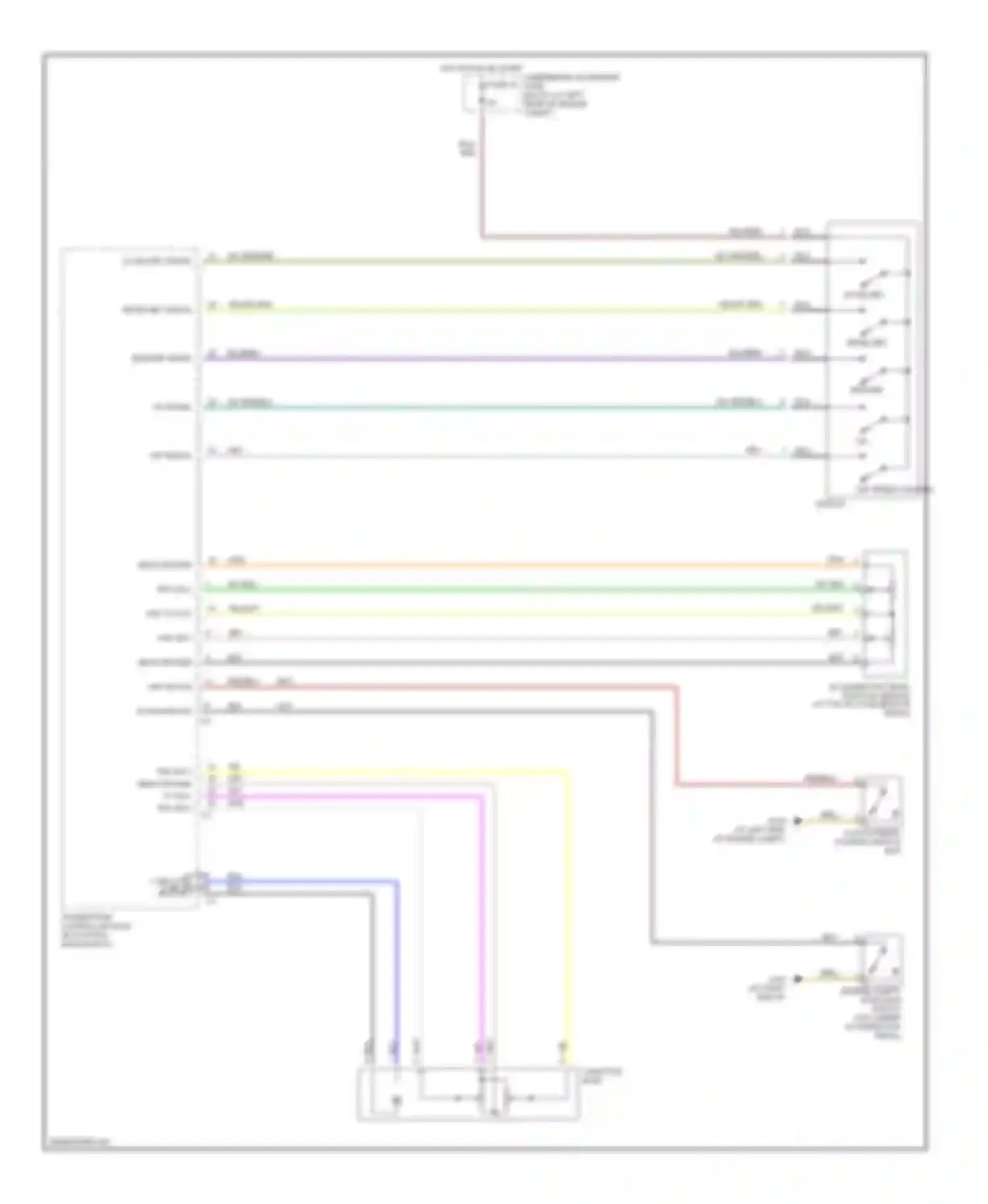 Wiring diagram kickdown sig for Chrysler Crossfire I (2003-2007) (1 of 1)