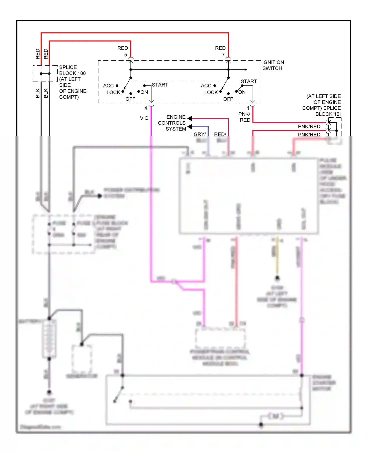 Chrysler Crossfire I (2003-2007) lock wiring diagram  (1 of 5)
