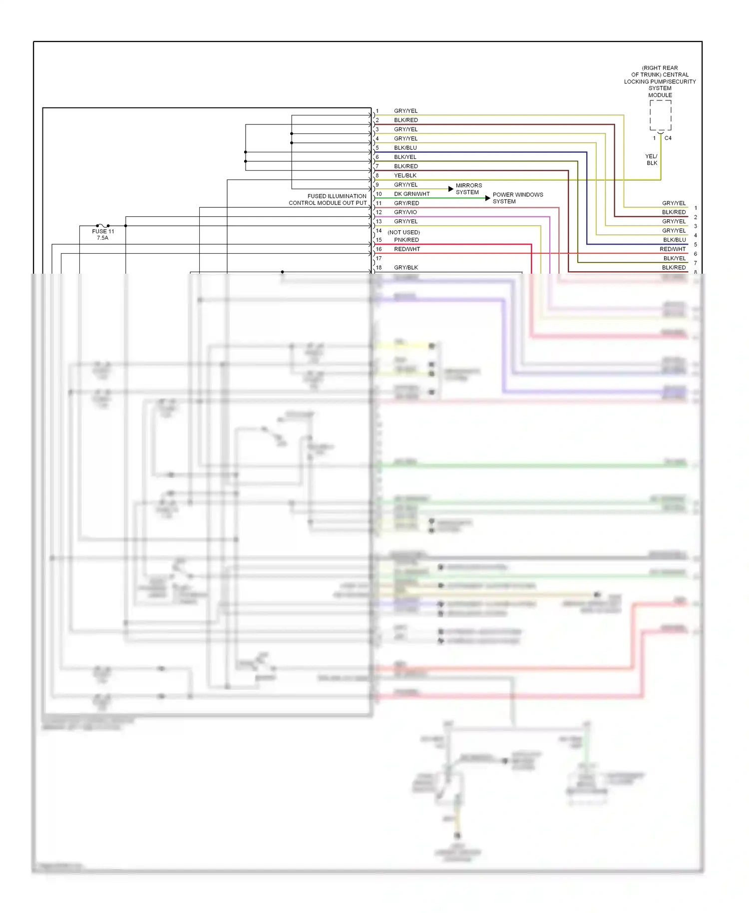 Chrysler Crossfire I (2003-2007) off wiring diagram  (1 of 4)