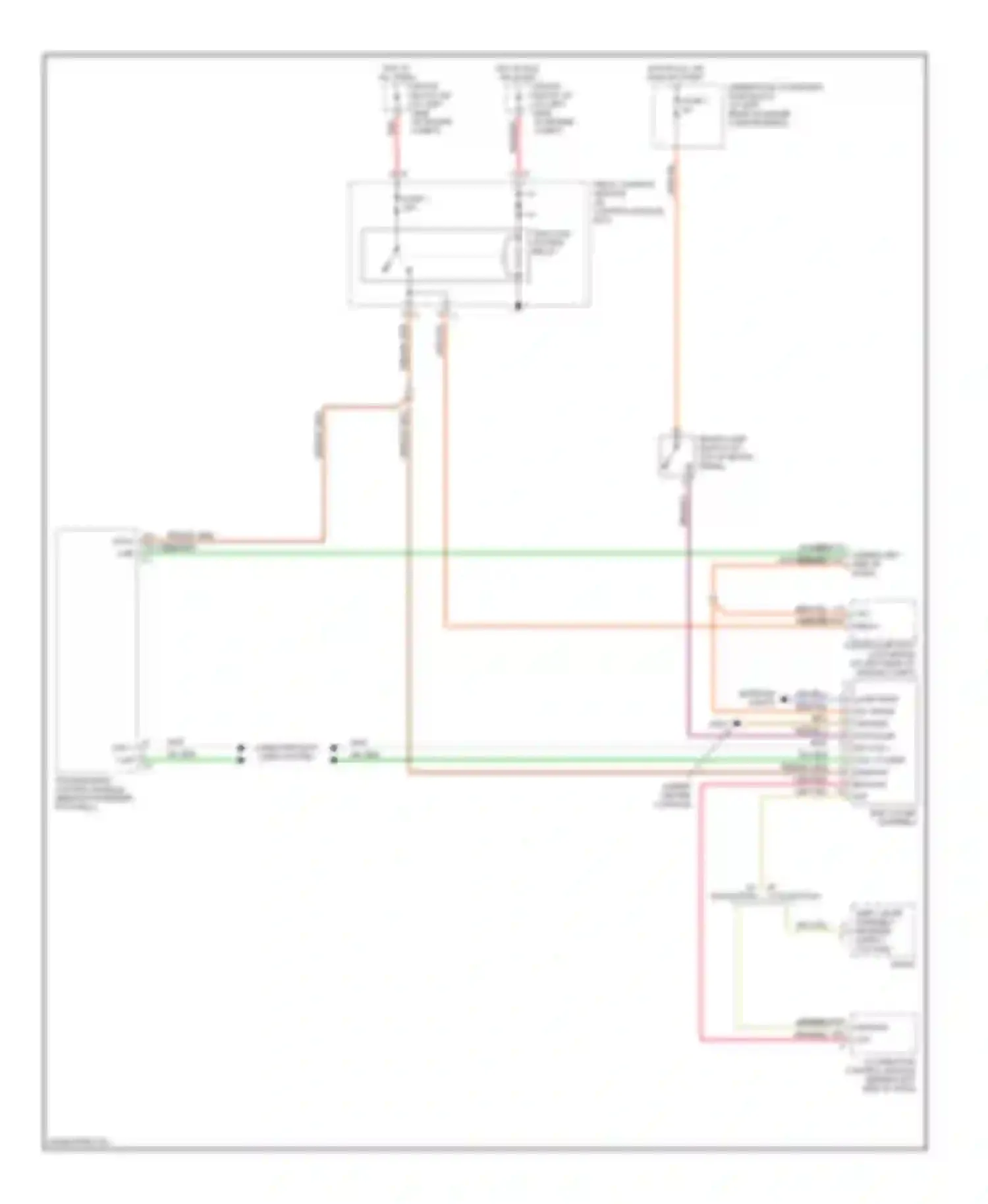 Wiring diagram w/ navigation for Chrysler Crossfire I (2003-2007) (4 of 4)
