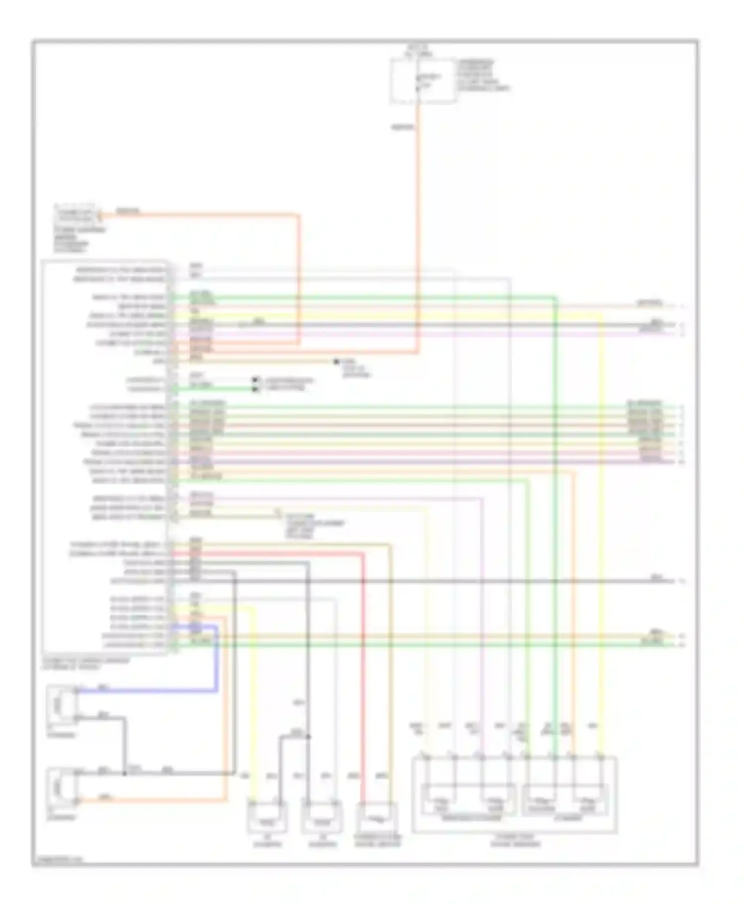 Wiring diagram wht/yel for Chrysler Crossfire I (2003-2007) (4 of 5)