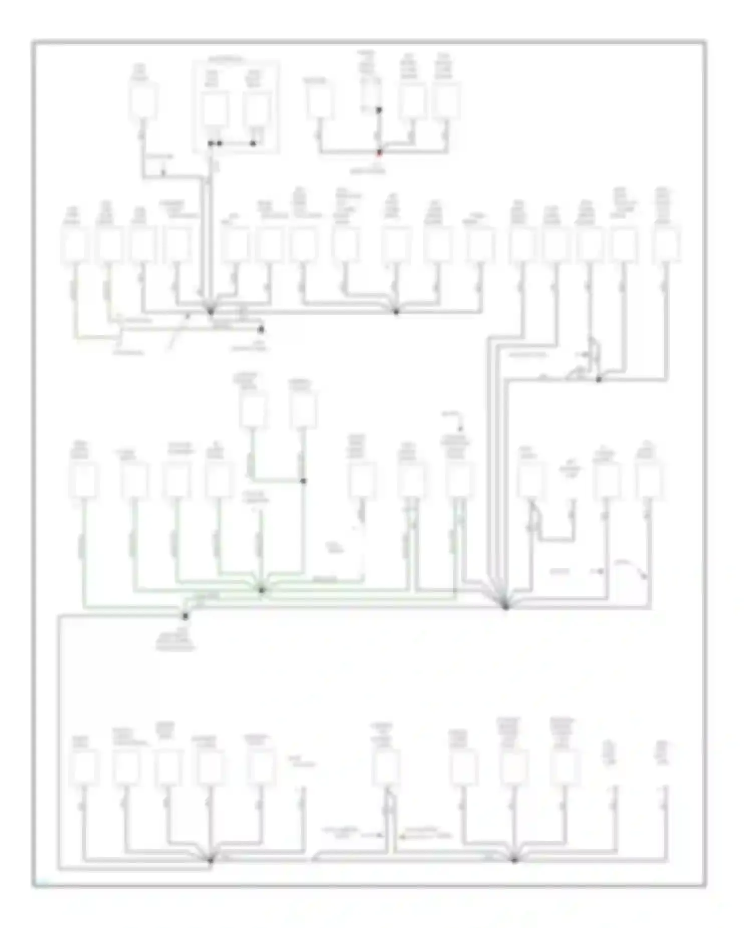 LHS Chrysler I (1993-1997): Ground distribution circuit (1 of 2)