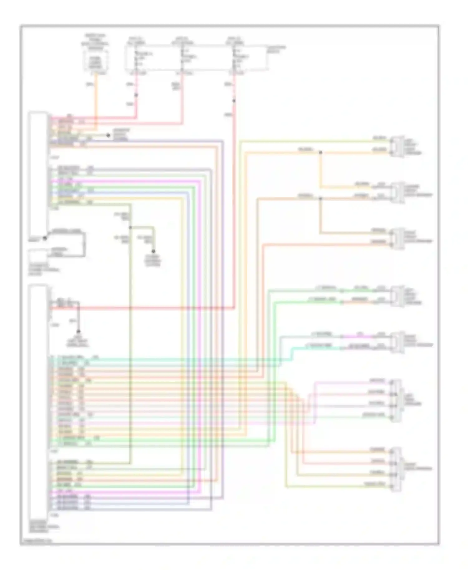 LHS Chrysler I (1993-1997): Radio circuits, premium model