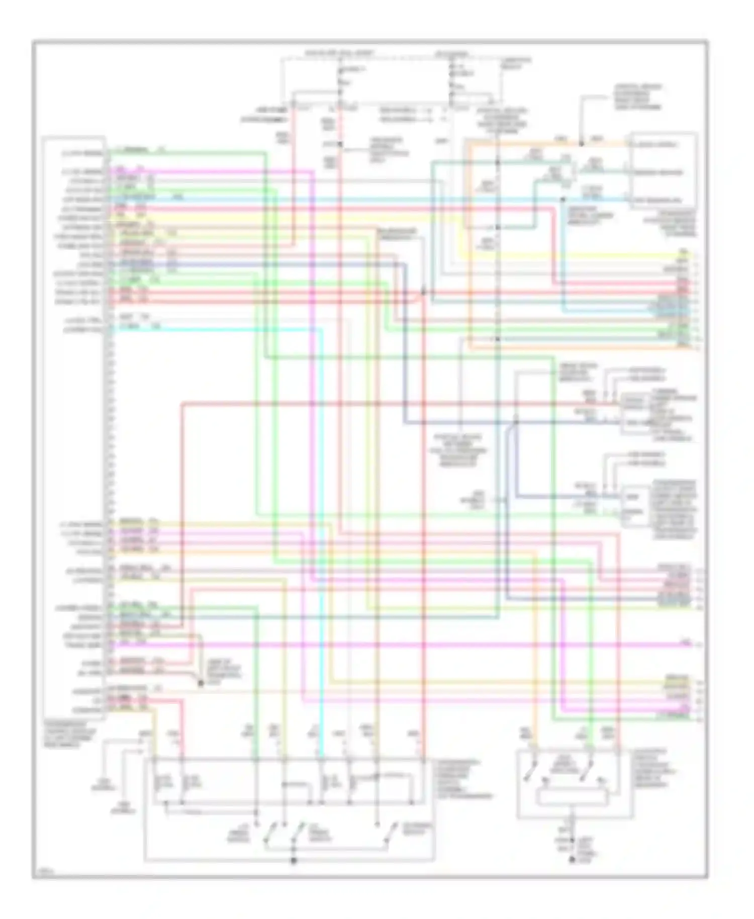 LHS Chrysler I (1993-1997): Transmission circuit (1 of 2)