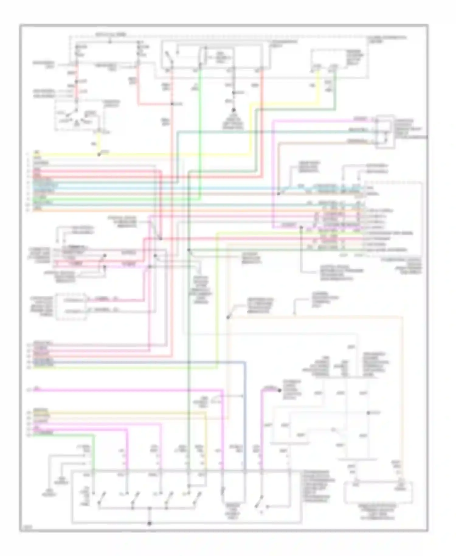 LHS Chrysler I (1993-1997): Transmission circuit (2 of 2)