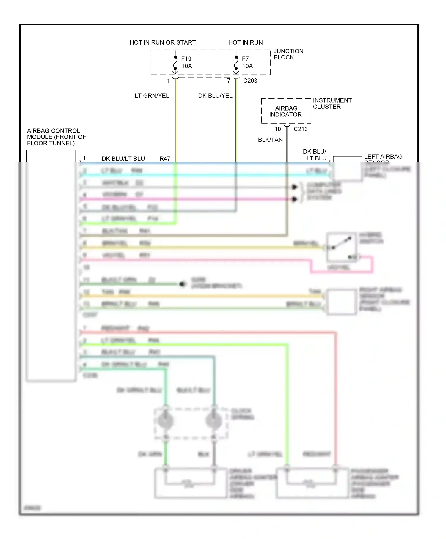 Chrysler LHS I (1993-1997) computer data lines system wiring diagram  (1 of 1)