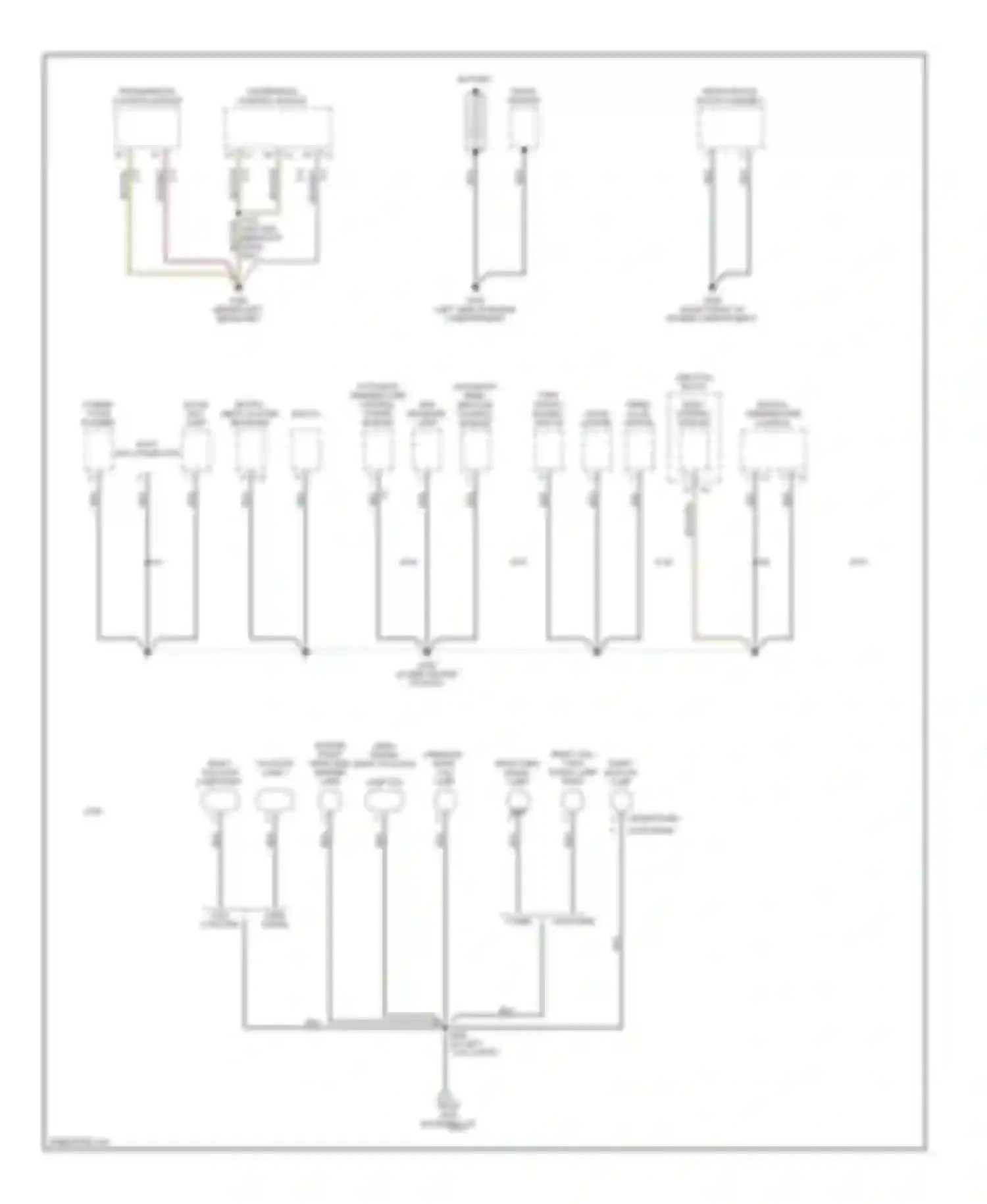 LHS Chrysler II (1998-2001): Ground distribution circuit (3 of 3)