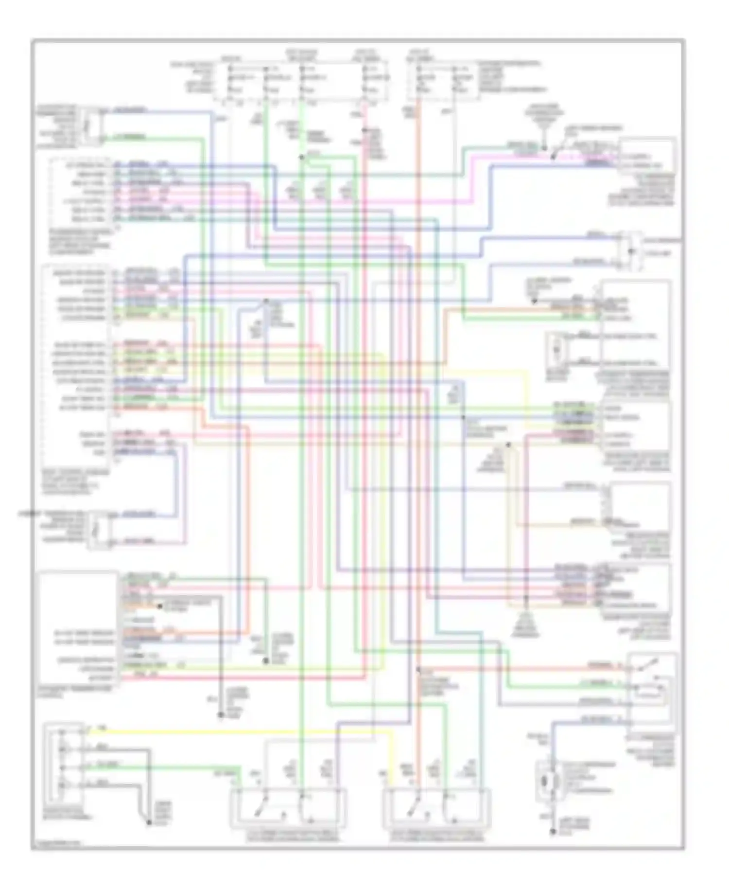 Wiring diagram lt lt lt for Chrysler LHS II (1998-2001) (1 of 1)
