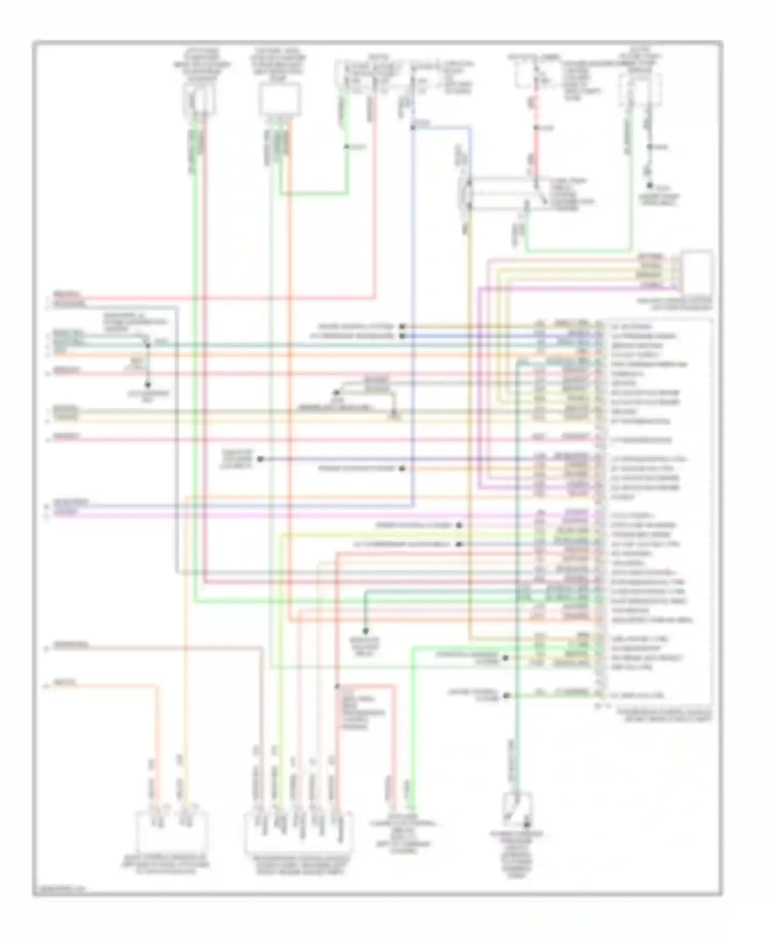 Wiring diagram tps signal for Chrysler LHS II (1998-2001) (1 of 1)
