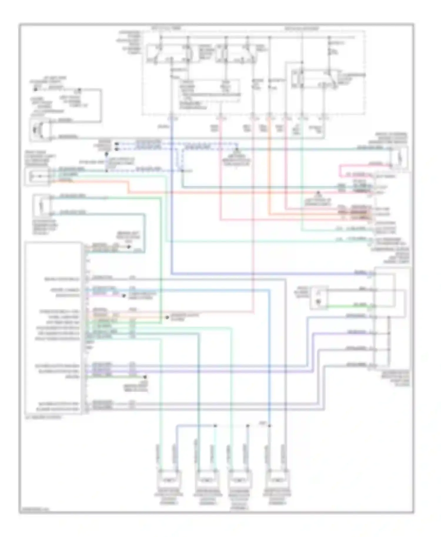 Pacifica Chrysler CS (2003-2008): Manual a/c circuit