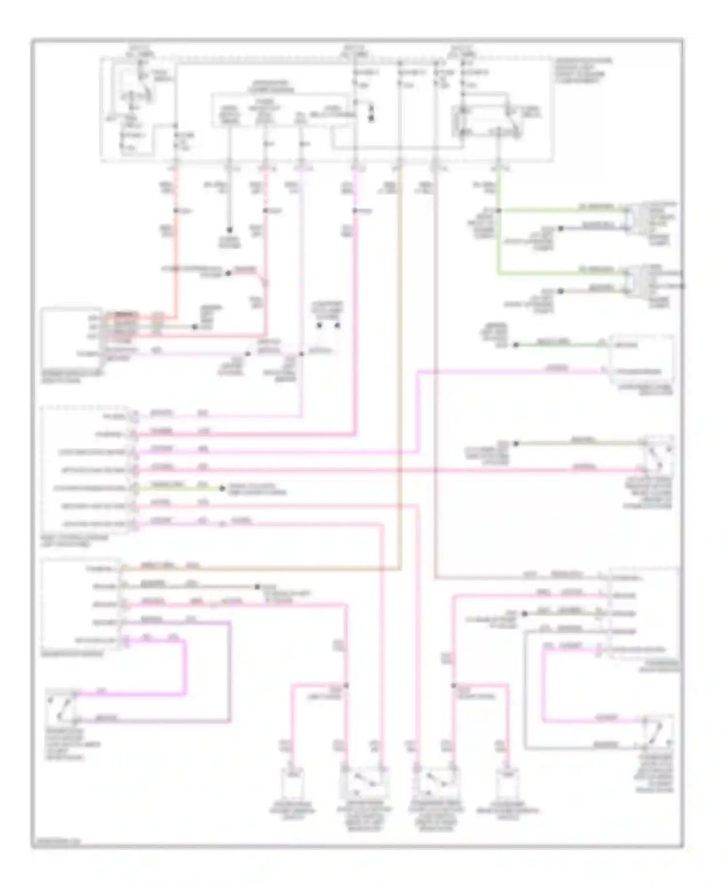 Pacifica Chrysler CS (2003-2008): Anti-theft circuit