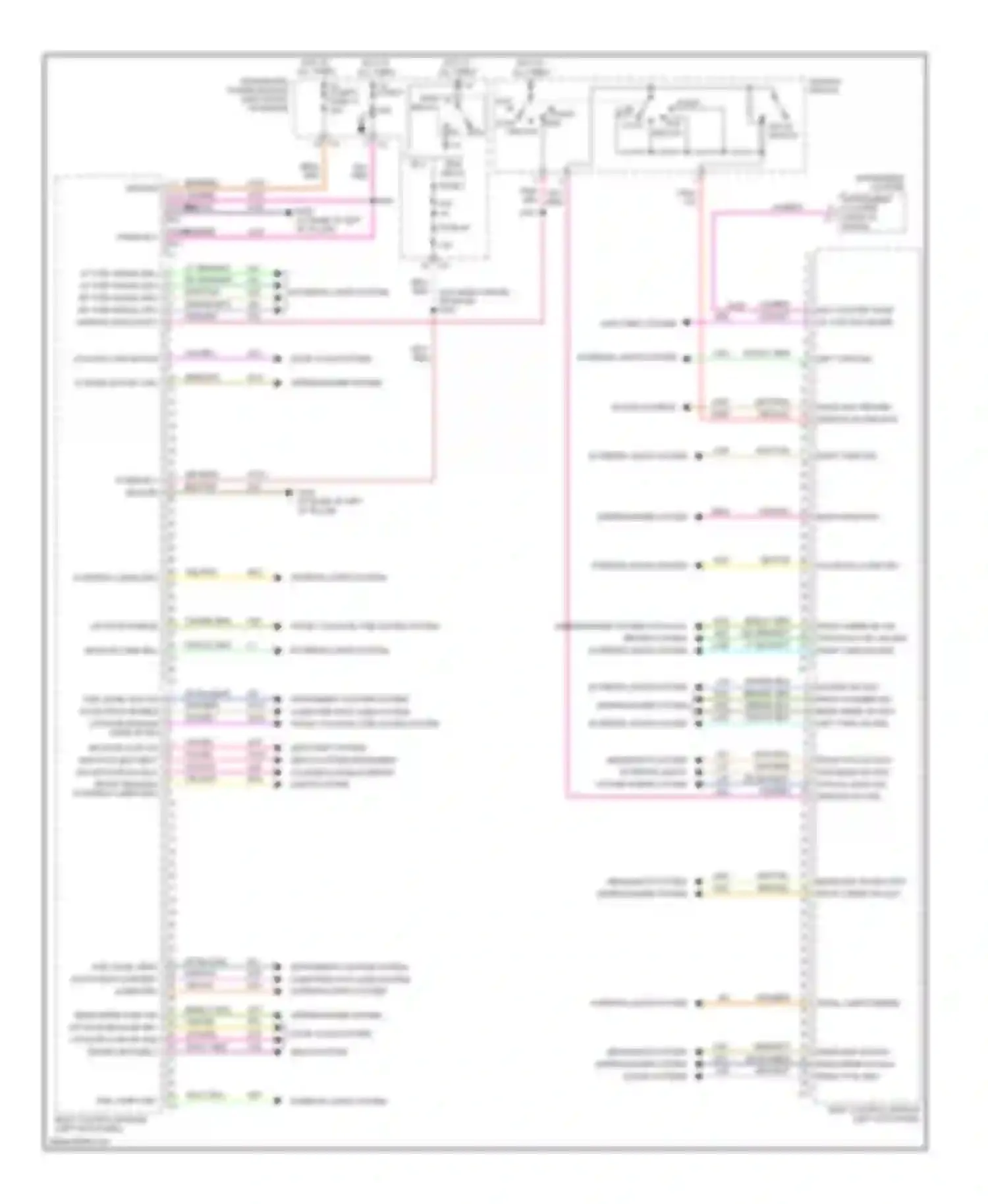 Pacifica Chrysler CS (2003-2008): Body control modules circuit
