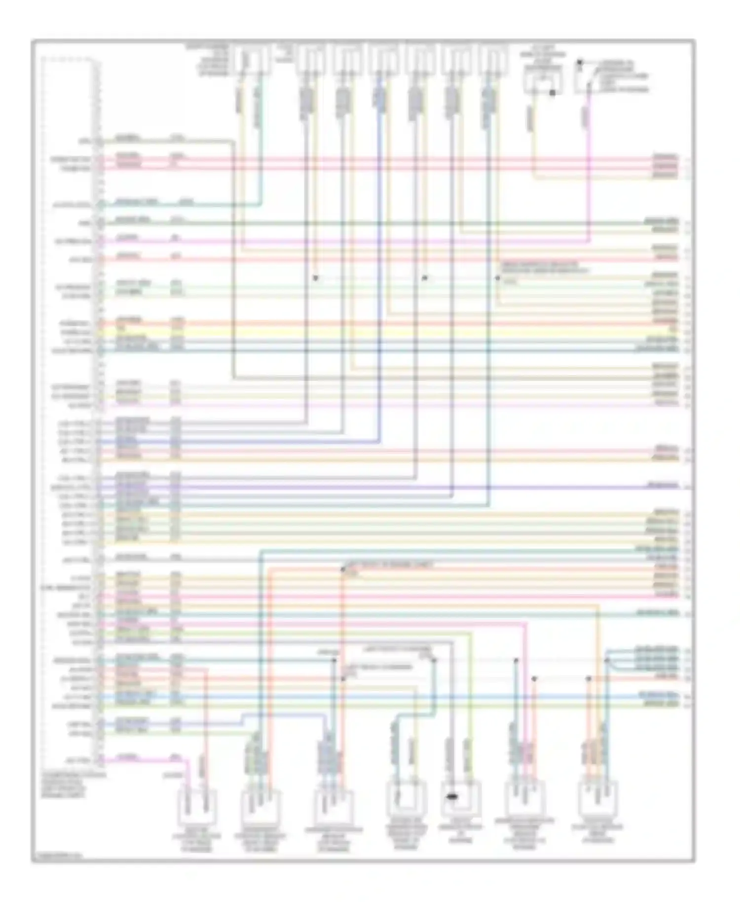 Pacifica Chrysler CS (2003-2008): Wiring diagram engine performance 3.5l (1 of 5)
