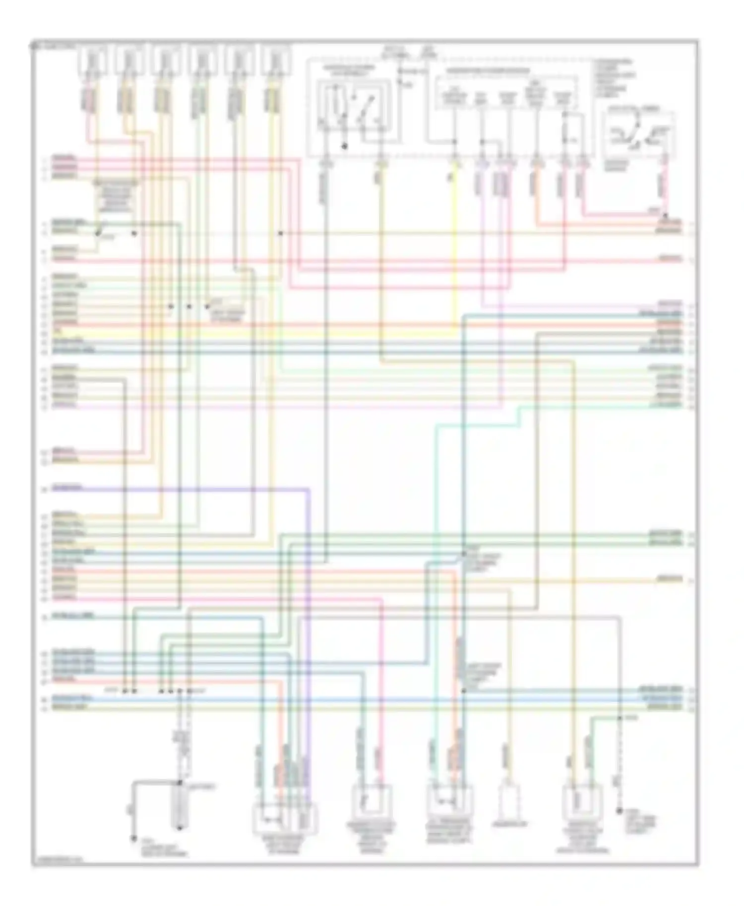 Pacifica Chrysler CS (2003-2008): Wiring diagram engine performance 3.5l (2 of 5)
