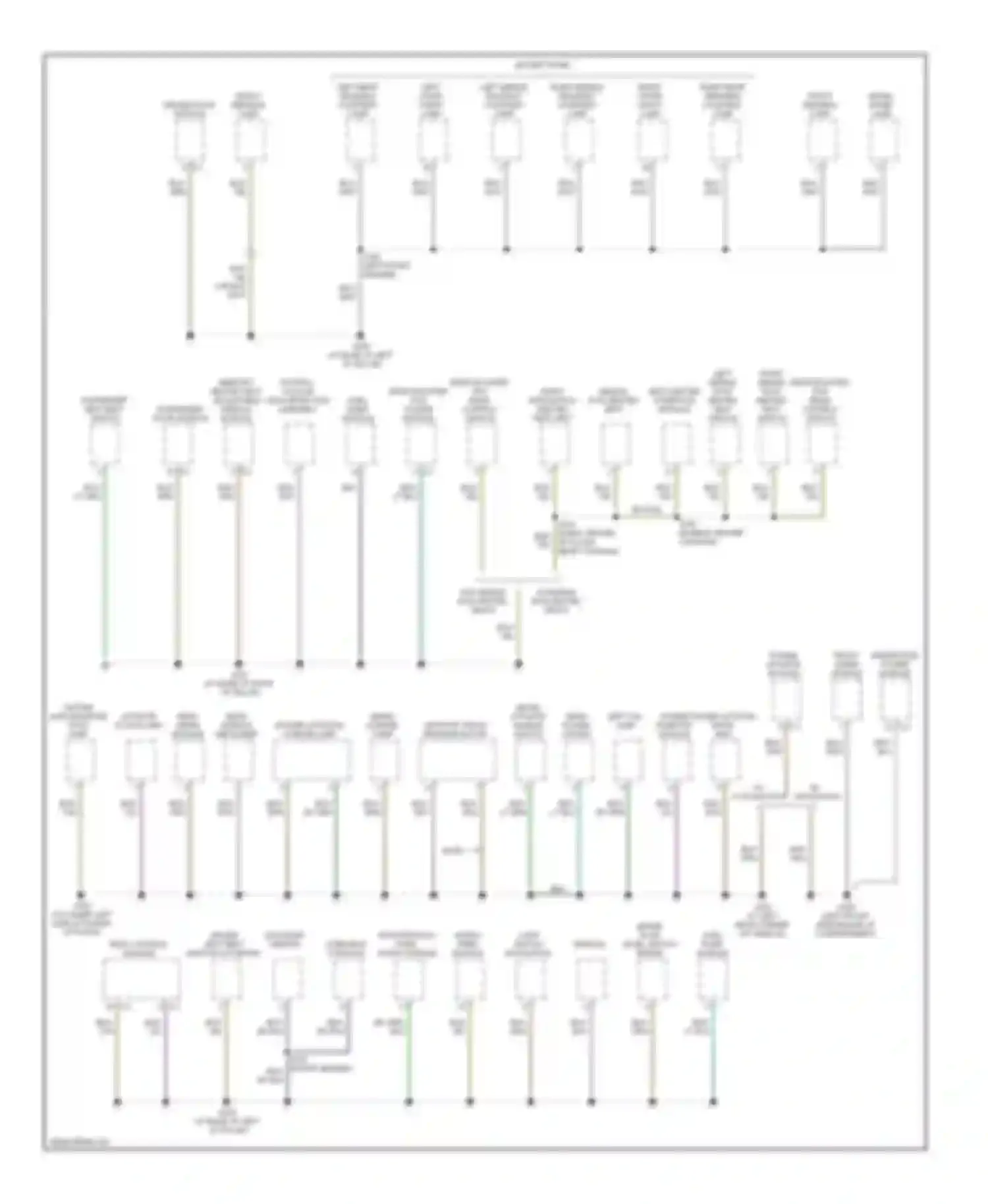 Pacifica Chrysler CS (2003-2008): Ground distribution circuit (2 of 2)