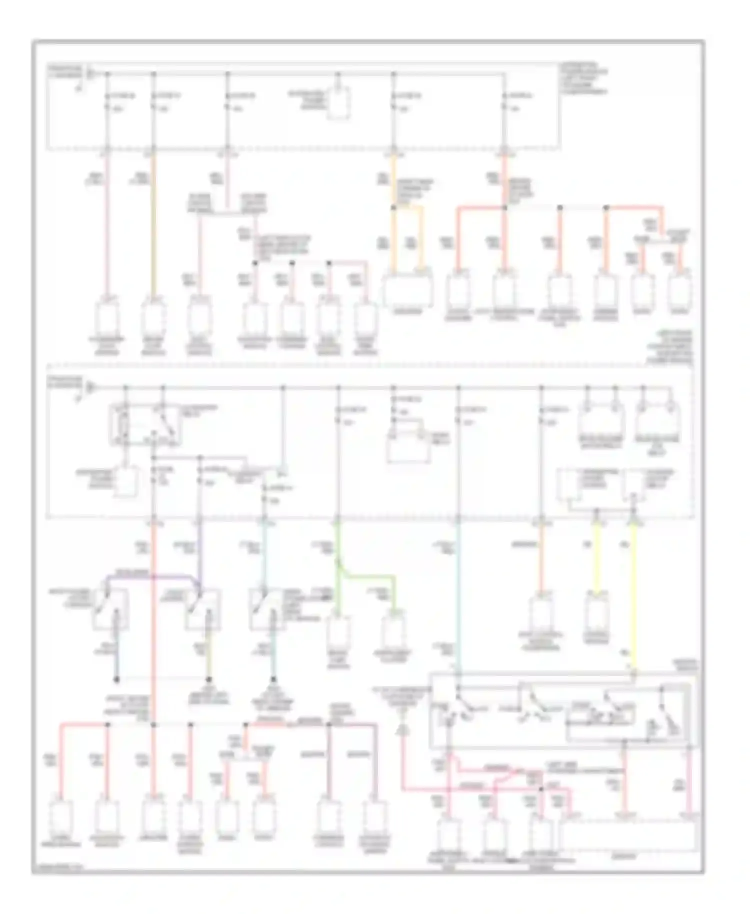 Pacifica Chrysler CS (2003-2008): Power distribution circuit (2 of 2)