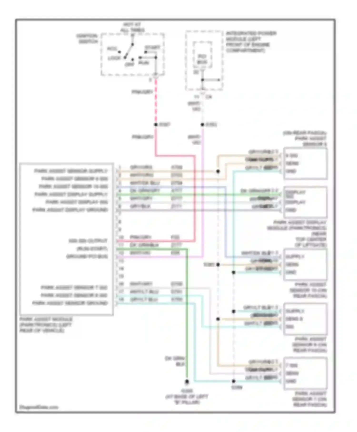 Wiring diagram 1 2 3 sens supply sens 9 sig sens gnd for Chrysler Pacifica CS (2003-2008) (1 of 1)