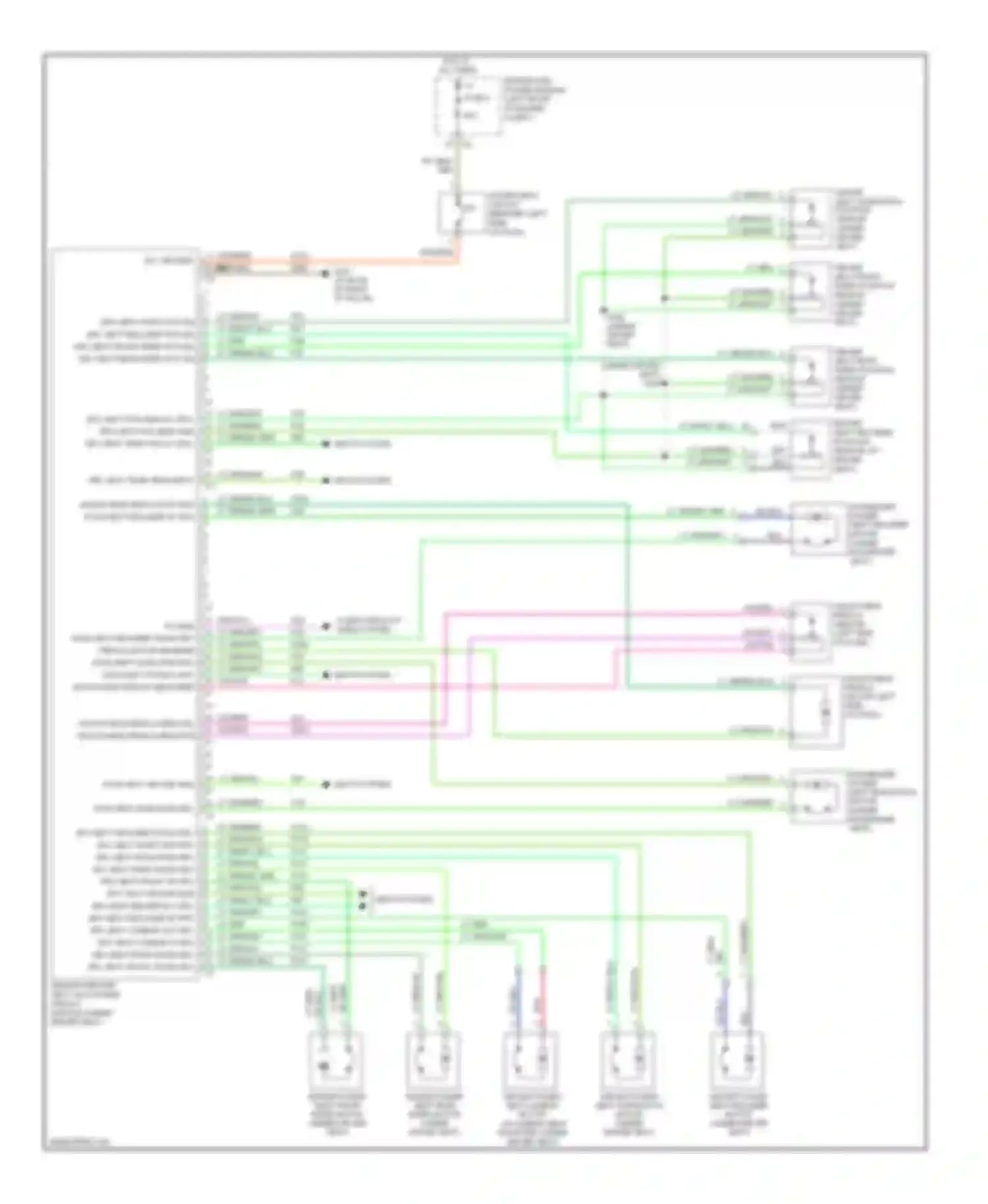 Wiring diagram blk/org for Chrysler Pacifica CS (2003-2008) (7 of 17)