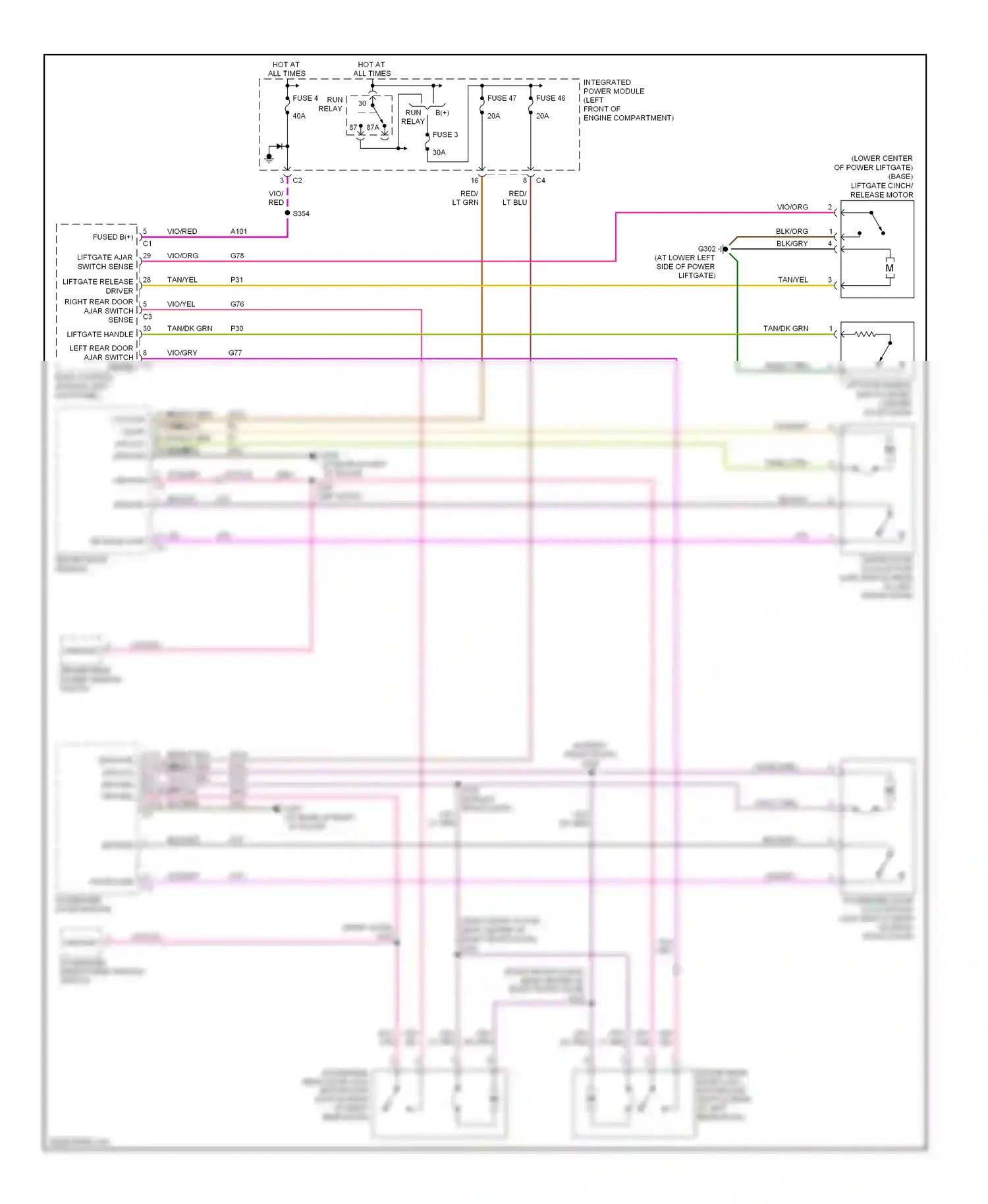 Chrysler Pacifica CS (2003-2008) ground wiring diagram  (15 of 21)