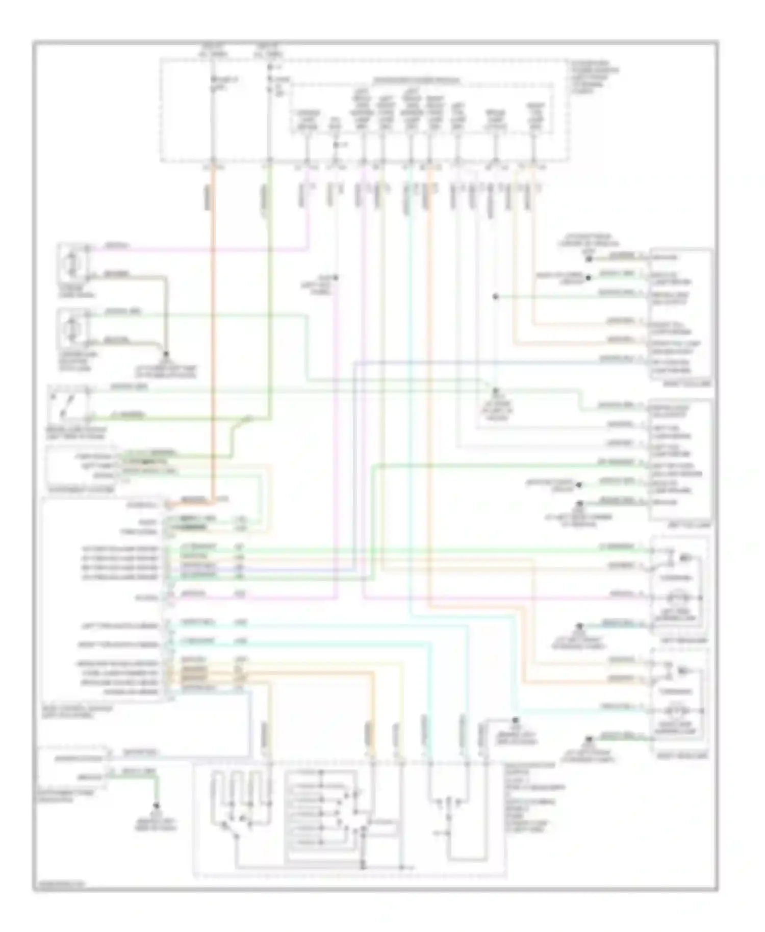 Wiring diagram multi- function switch for Chrysler Pacifica CS (2003-2008) (1 of 3)