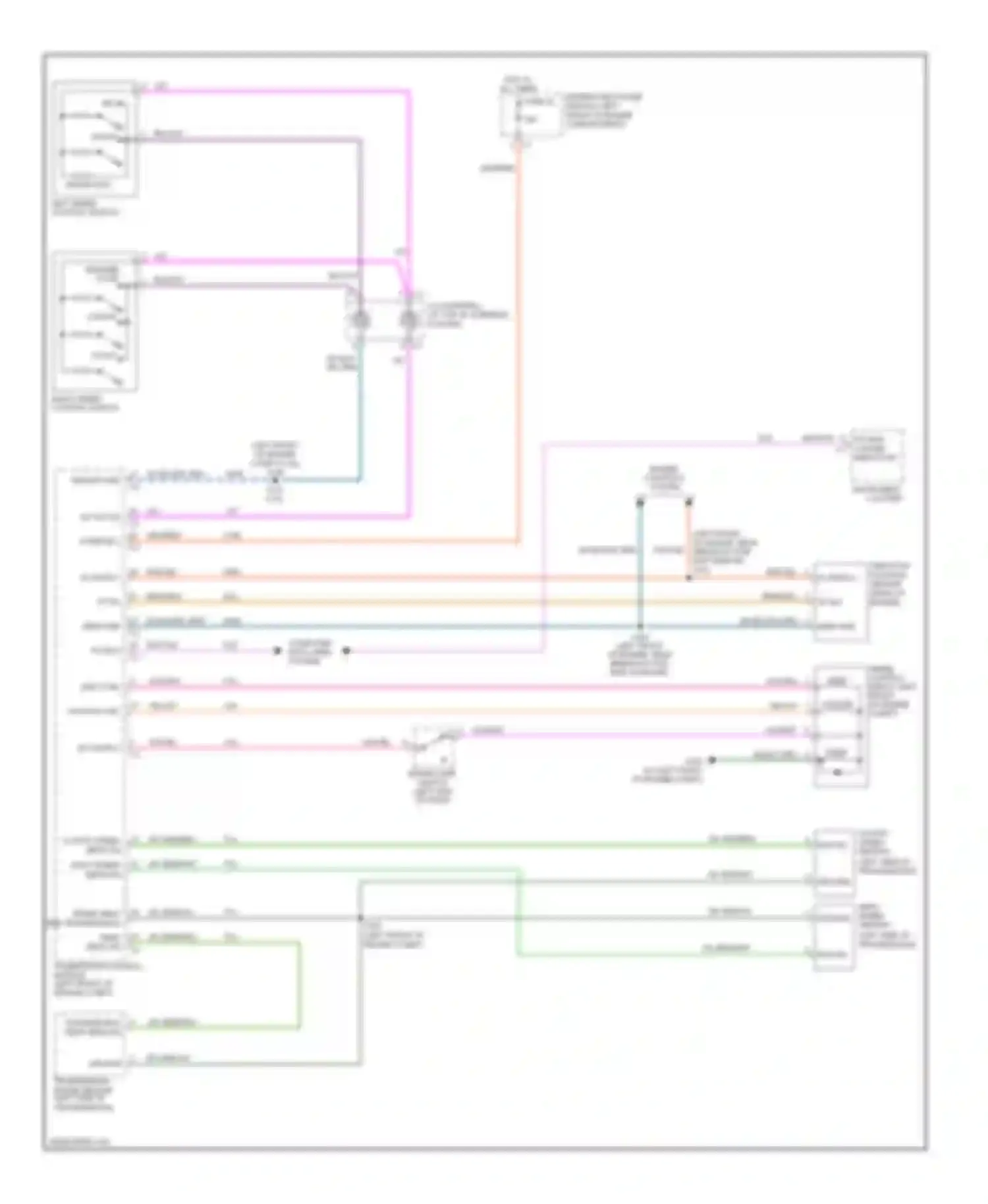 Wiring diagram pci bus for Chrysler Pacifica CS (2003-2008) (5 of 18)