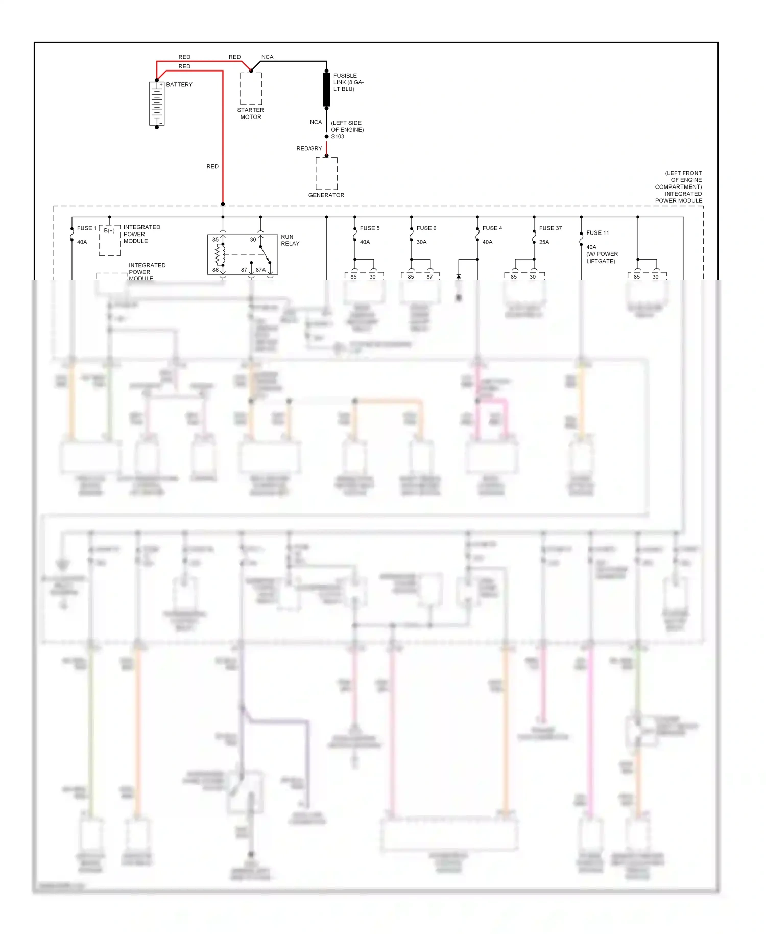 Chrysler Pacifica CS (2003-2008) relay wiring diagram  (15 of 20)