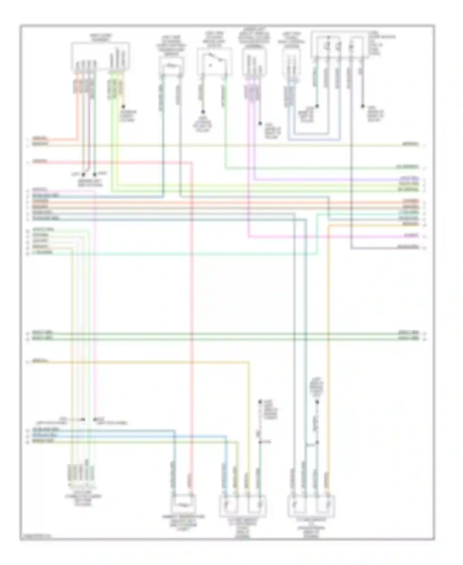 Wiring diagram shift lever assembly for Chrysler Pacifica CS (2003-2008) (5 of 5)