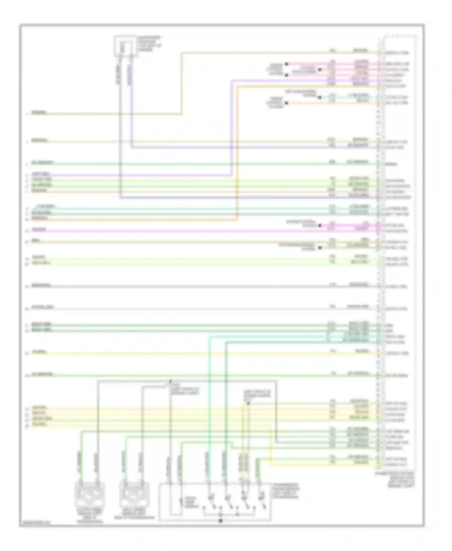 Wiring diagram starting/charging system for Chrysler Pacifica CS (2003-2008) (1 of 1)