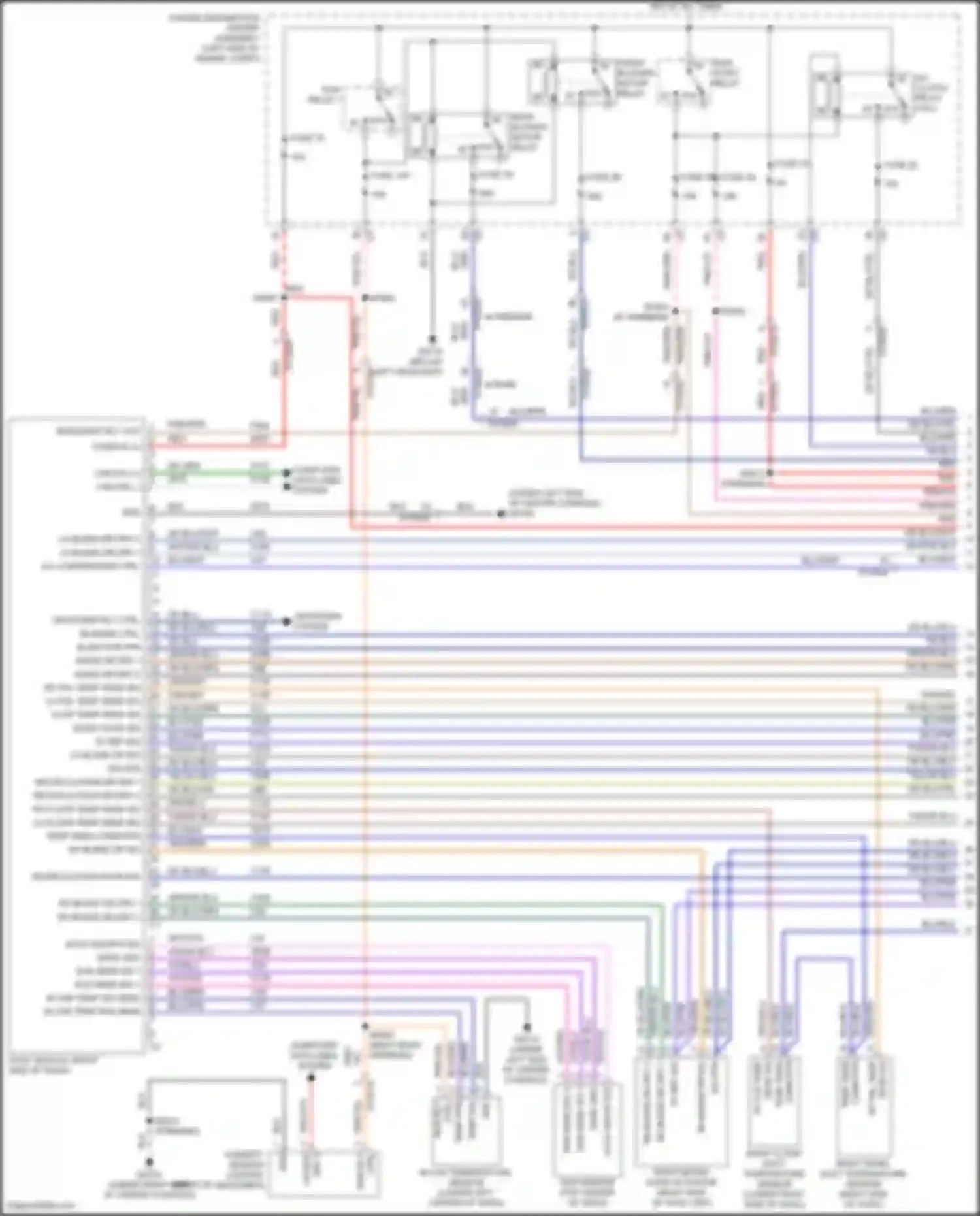 Pacifica Chrysler RU facelift (2020-2024): Automatic a/c circuit (1 of 5)