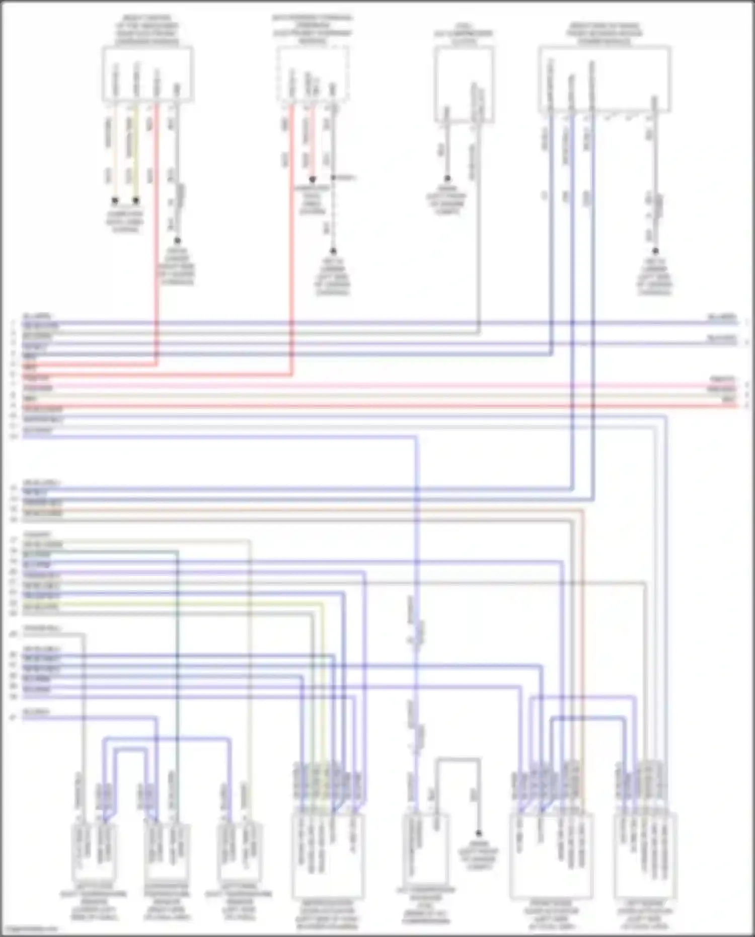 Pacifica Chrysler RU facelift (2020-2024): Automatic a/c circuit (2 of 5)