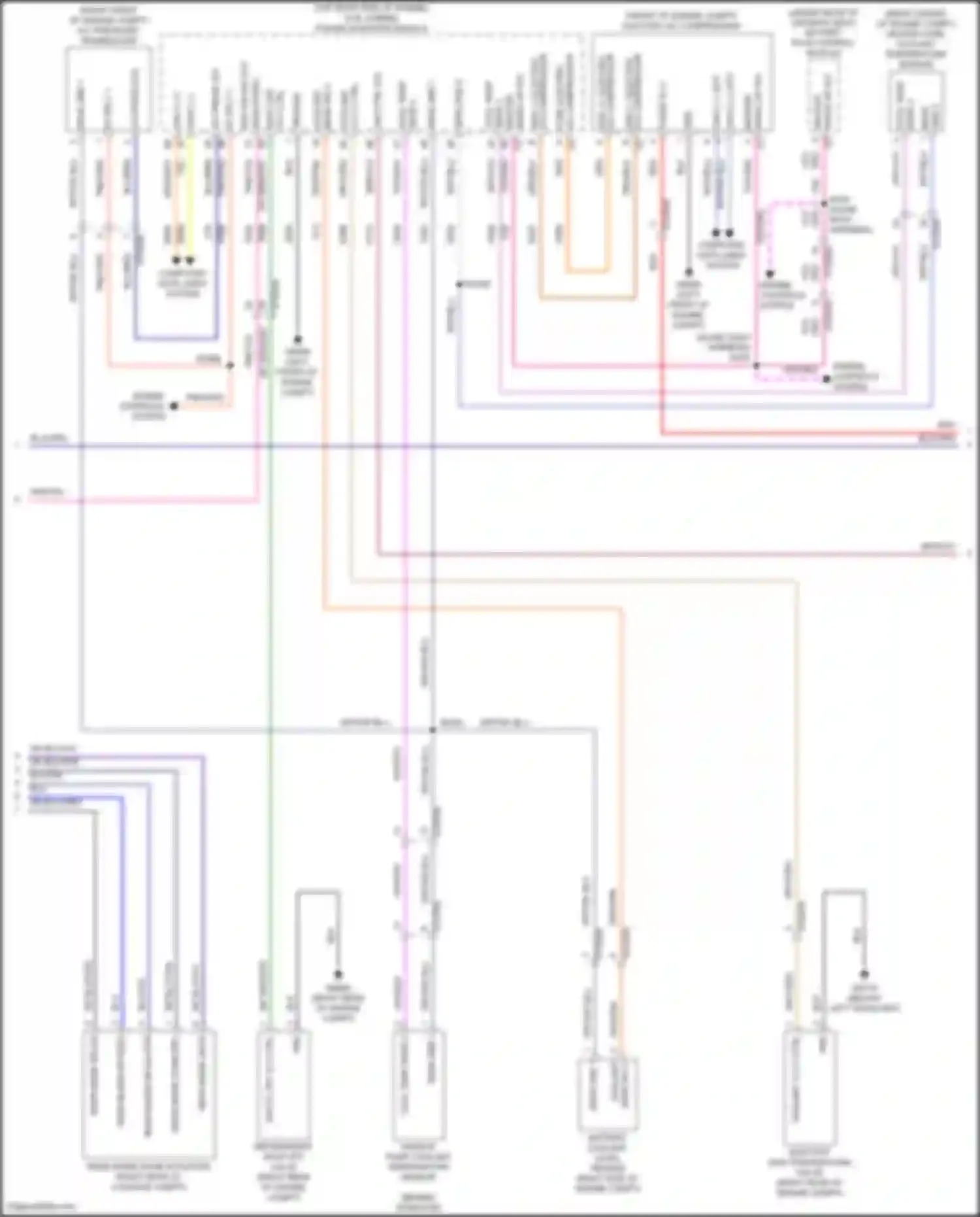 Pacifica Chrysler RU facelift (2020-2024): Automatic a/c circuit (4 of 5)