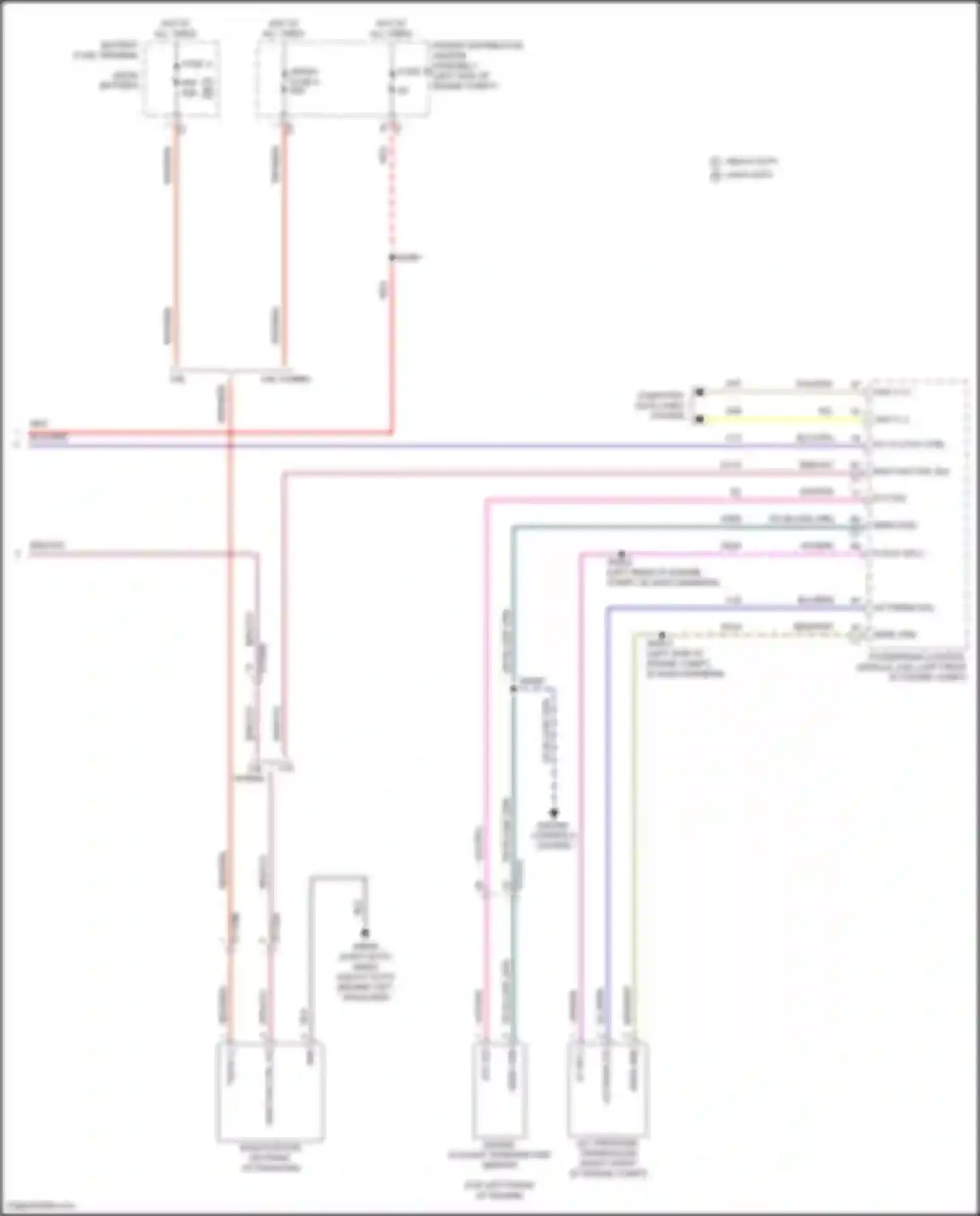 Pacifica Chrysler RU facelift (2020-2024): Automatic a/c circuit (5 of 5)