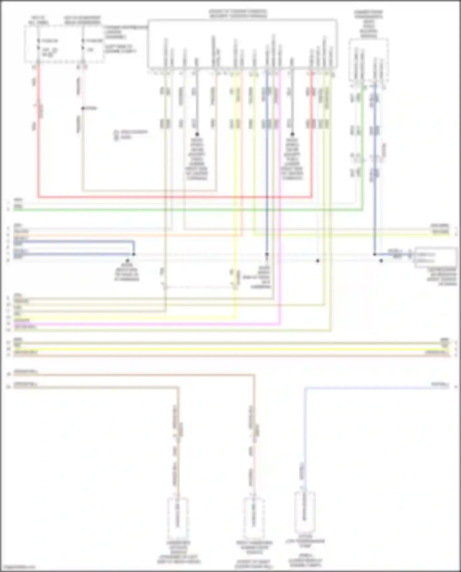 Pacifica Chrysler RU facelift (2020-2024): Computer data lines circuit (5 of 8)